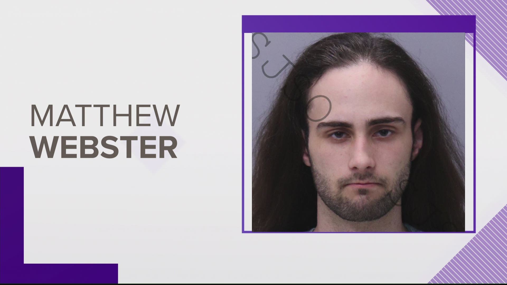 Matthew Webster was initially arrested on March 30.