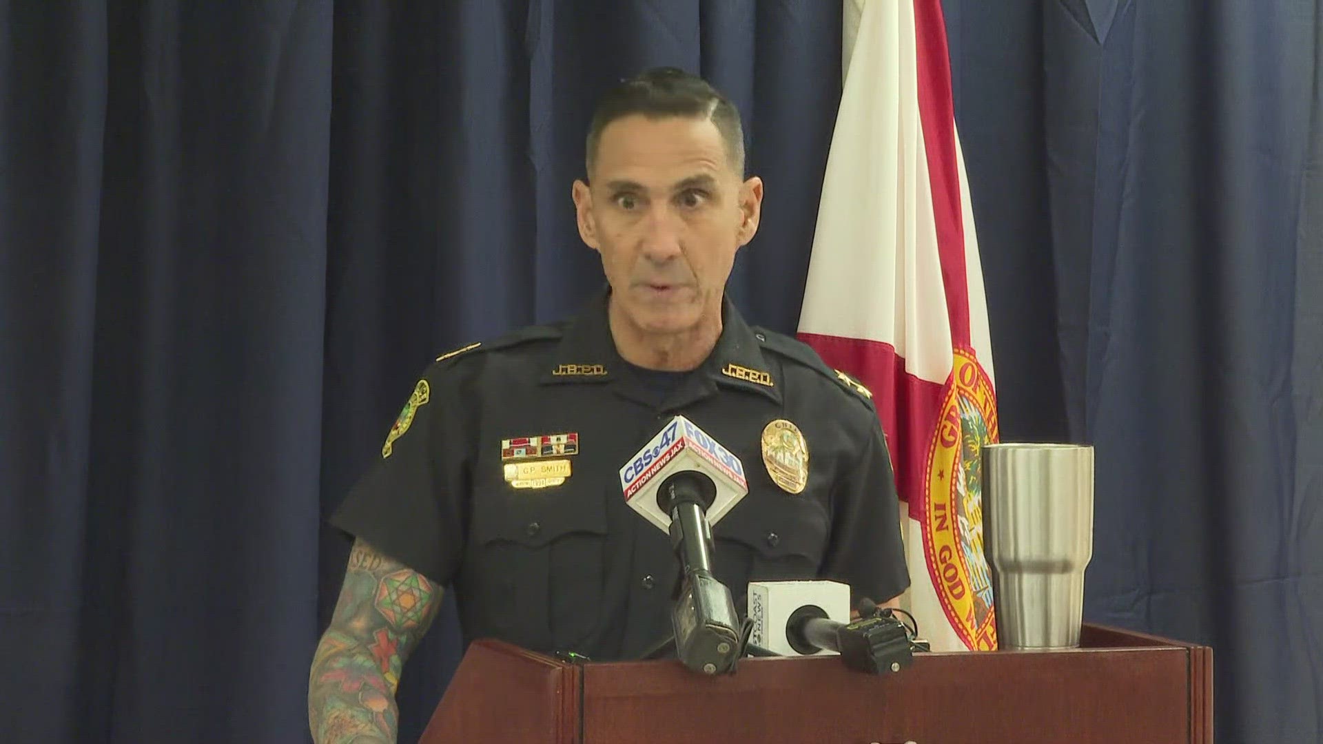 One shooting on Sunday left a 21-year-old man dead, as Jacksonville Beach Police Chief Gene Paul Smith said that one suspect is a "certified gang member" Monday.