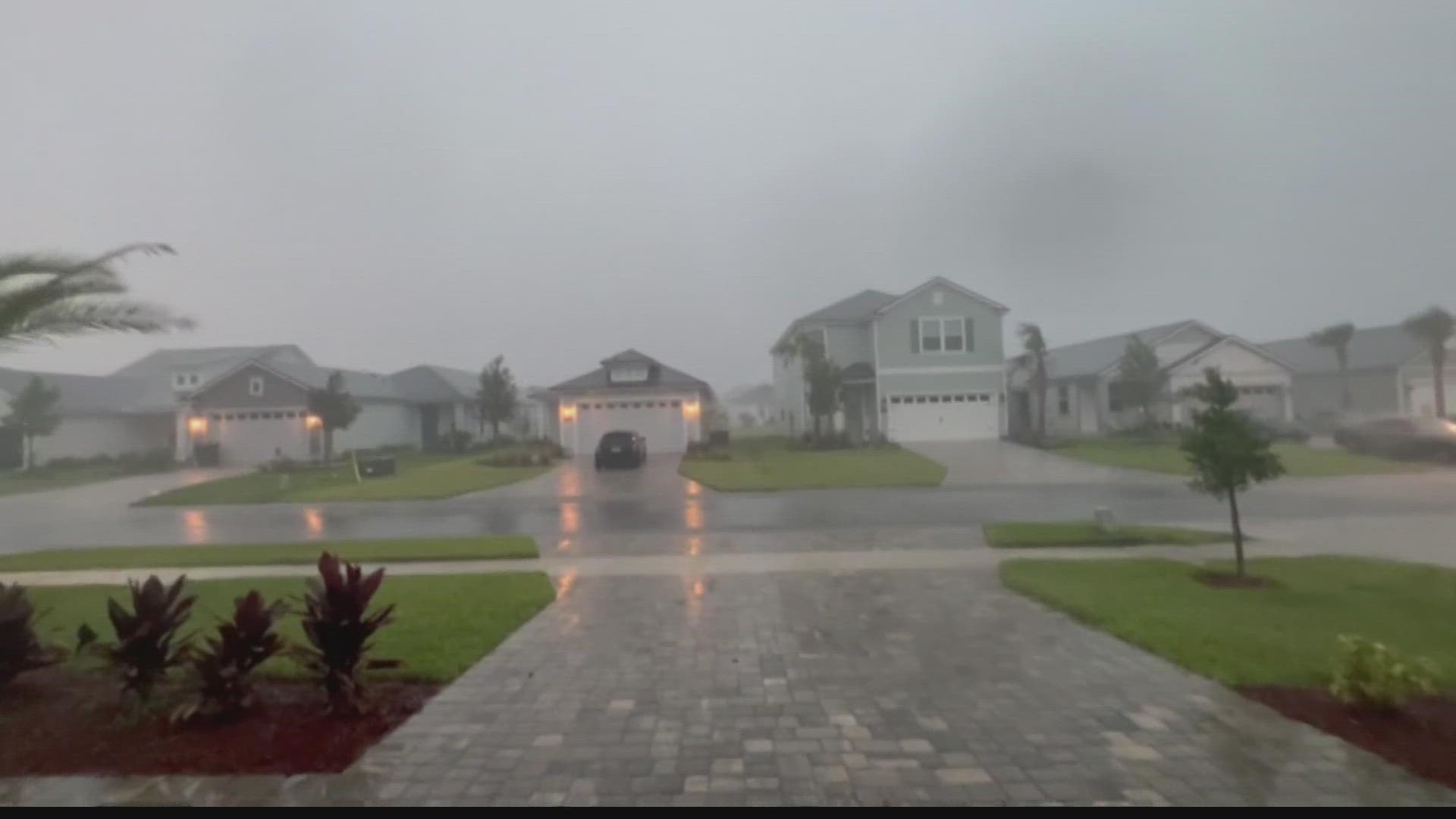 What's going on in the Silverleaf neighborhood of St. Johns County? Is it geography or a bad storm season?
