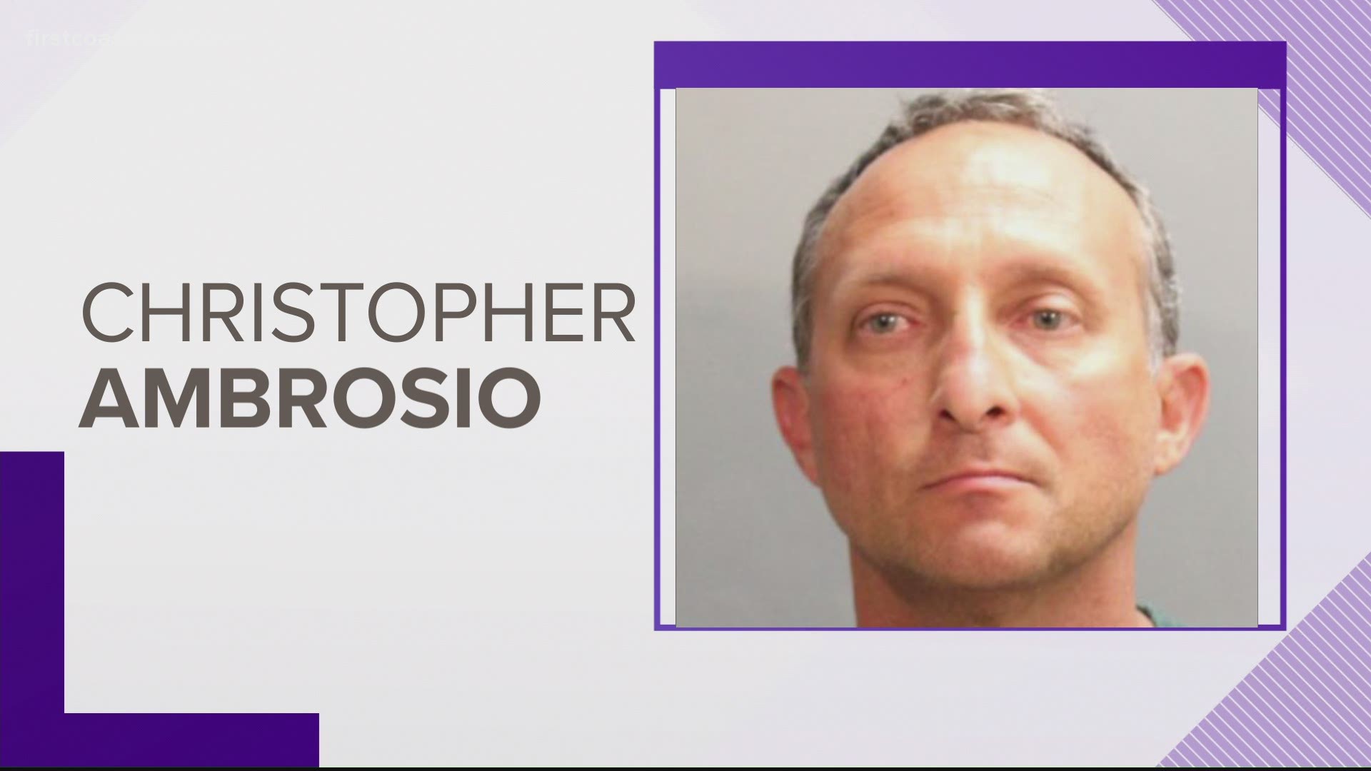 Christopher Ambrosio, 48, is facing charges for lewd/lascivious molestation on a victim over the age of 12, but less than 16.