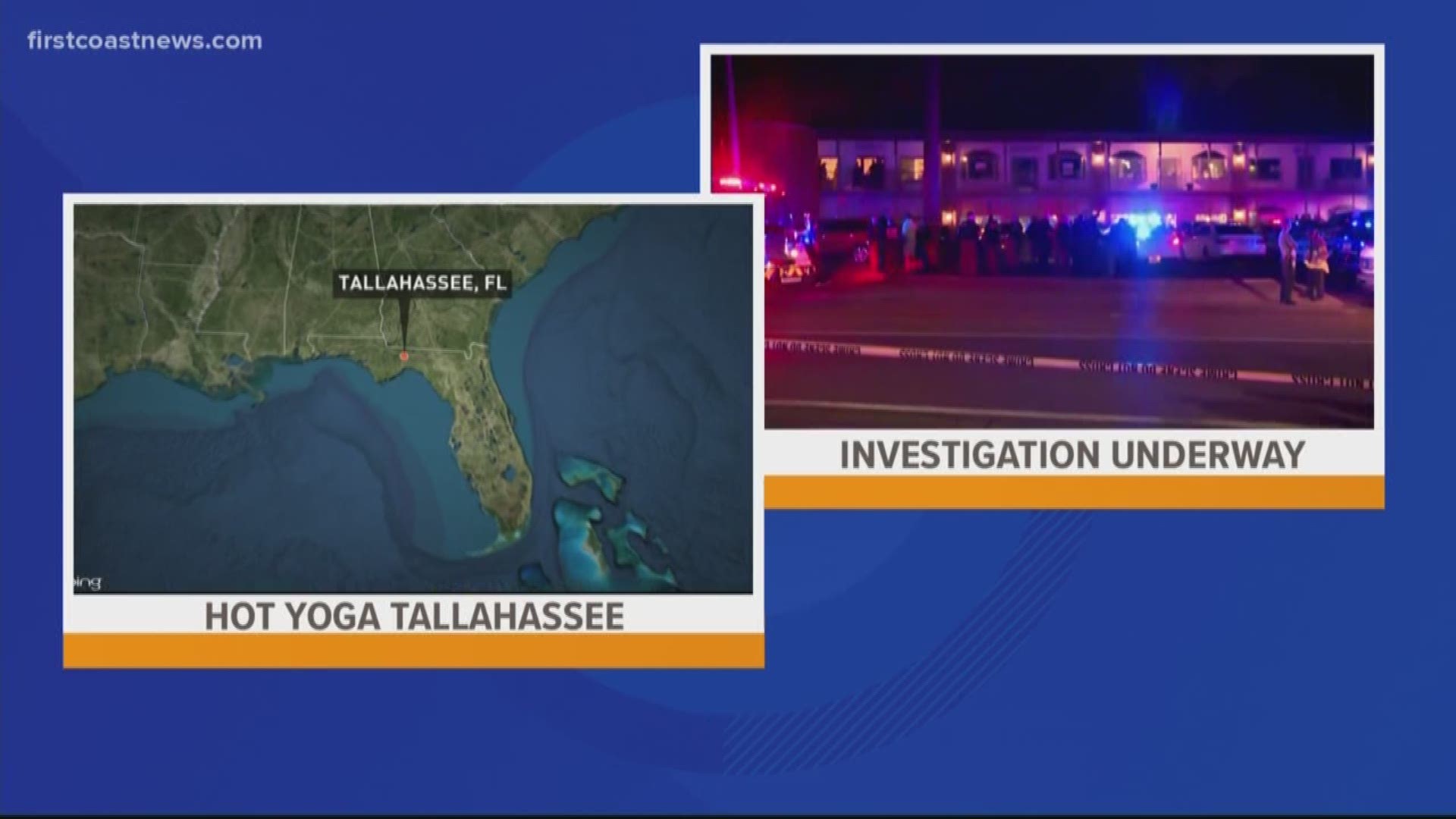 The two people killed at Hot Yoga Tallahassee have been identified as Dr. Nancy Van Vessem, 61, and Maura Binkley, 21.
