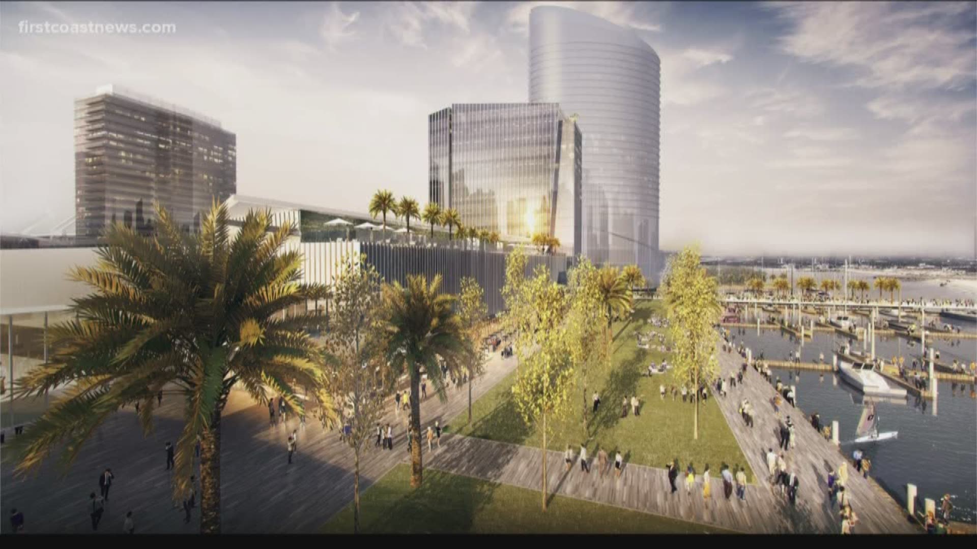 Iguana Investments, the development entity created by Jacksonville Jaguars owner Shad Khan, submitted its plans for the first phase of development of its proposed shipyards project to the Jacksonville Downtown Investment Authority (DIA) on Thursday.