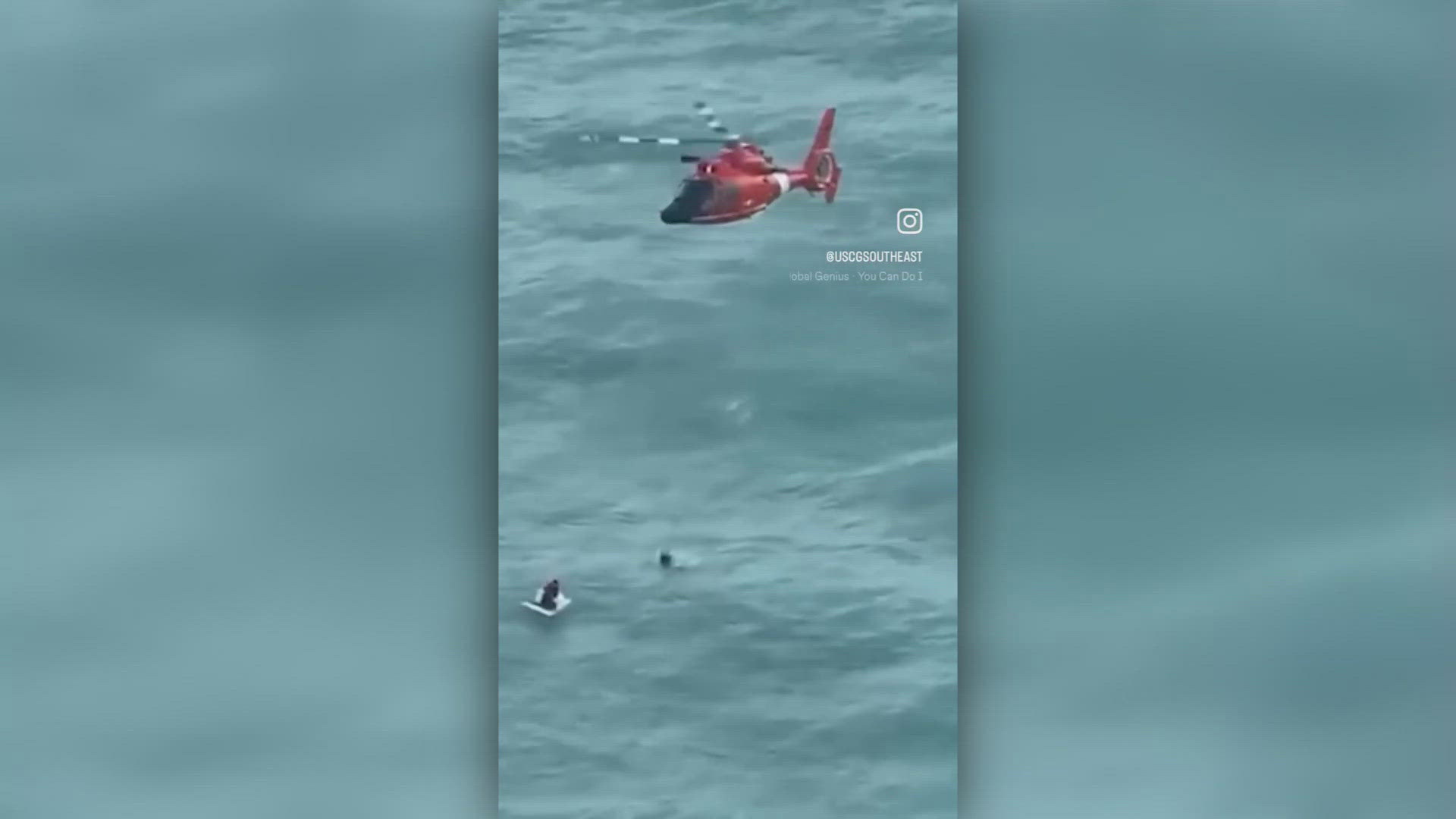 A Coast Guard Air Station Miami helicopter crew rescued the man Thursday, approximately 30 miles off Longboat Key.