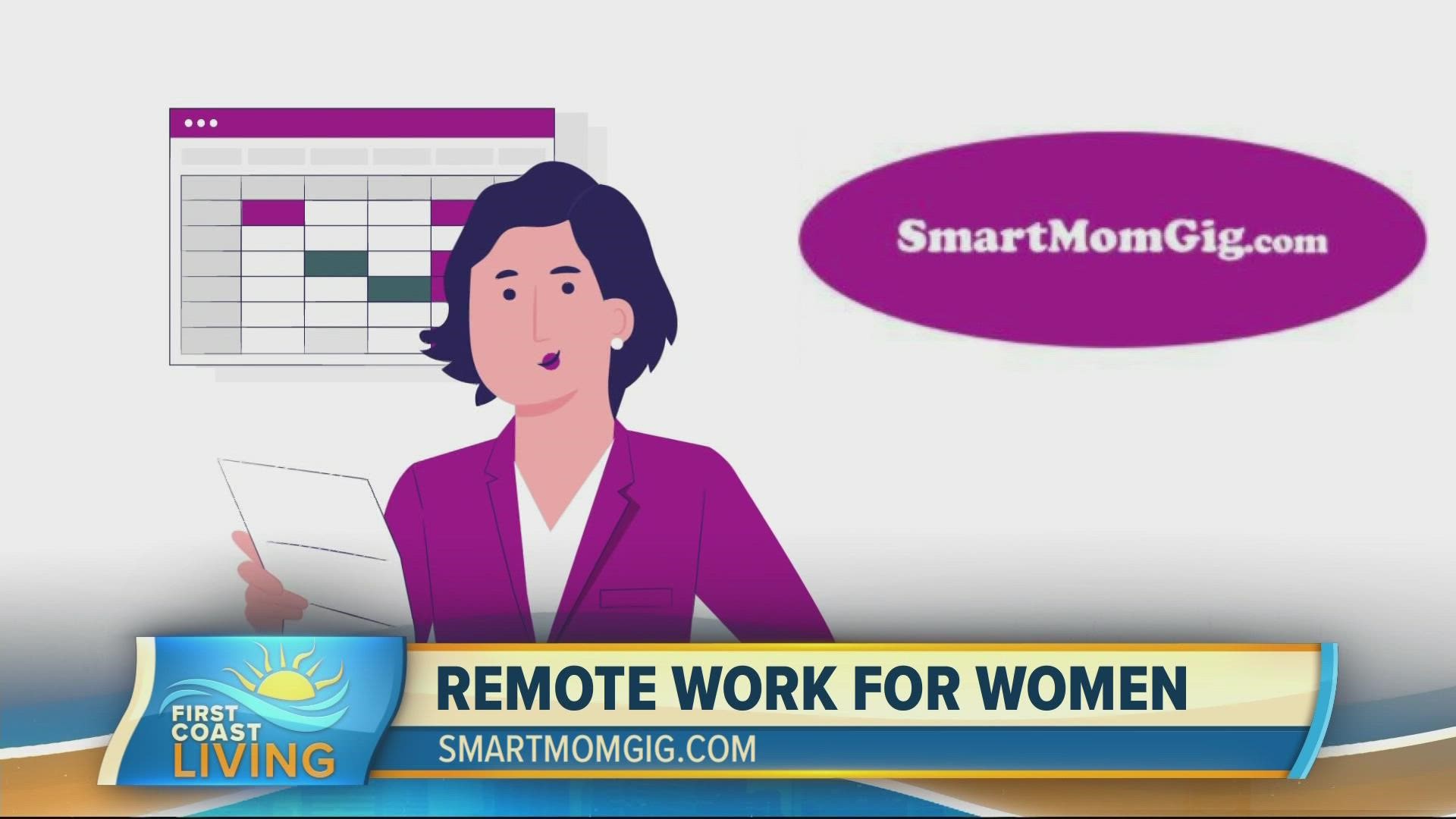 SmartMomGig.com is a platform that matches mothers and women with professional "gig" work opportunities.