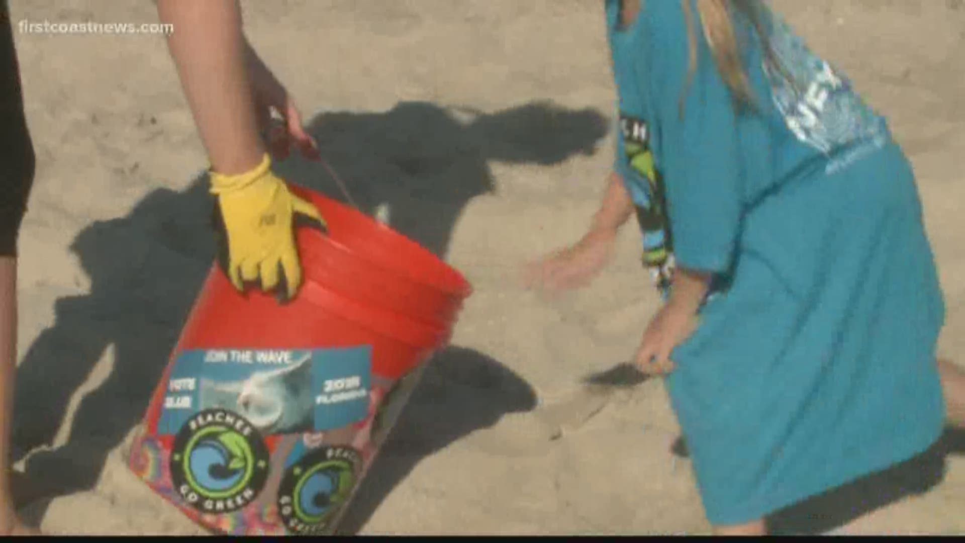 Several people spent their Sunday morning picking up trash and debris on some First Coast beaches. Beaches Go Green also made sure the trash was properly disposed or recycled.