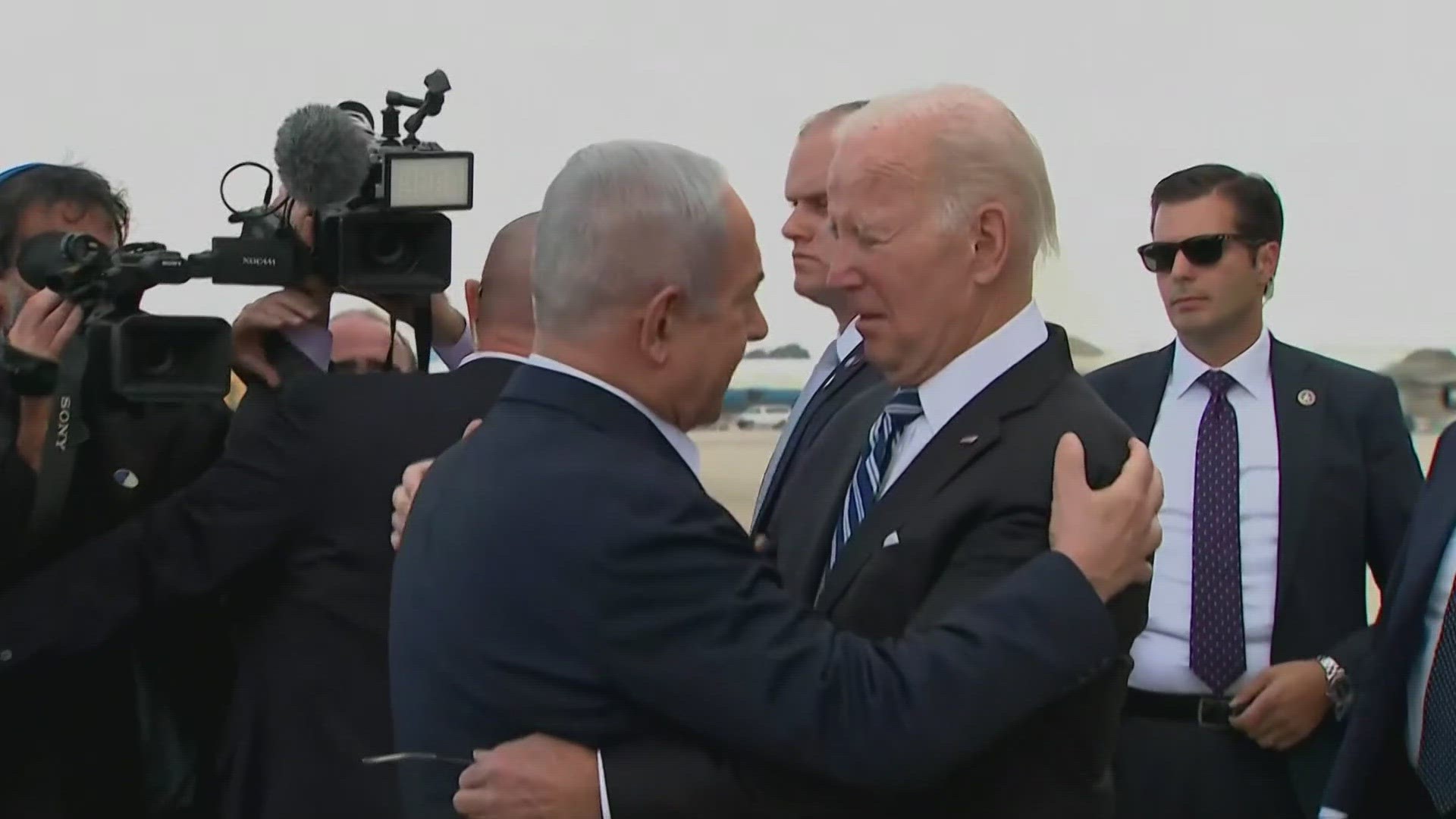 Biden meets with Israeli leaders Wednesday amid Israel-Hamas conflict