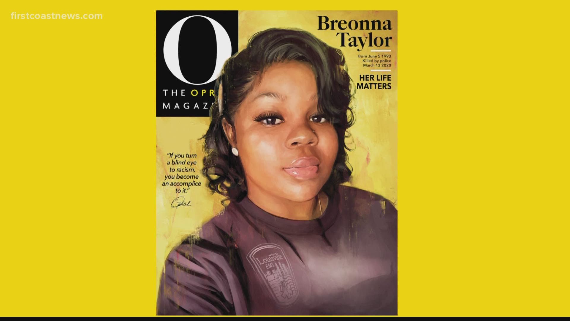 This is the first time that anyone has been featured that was not Oprah herself.