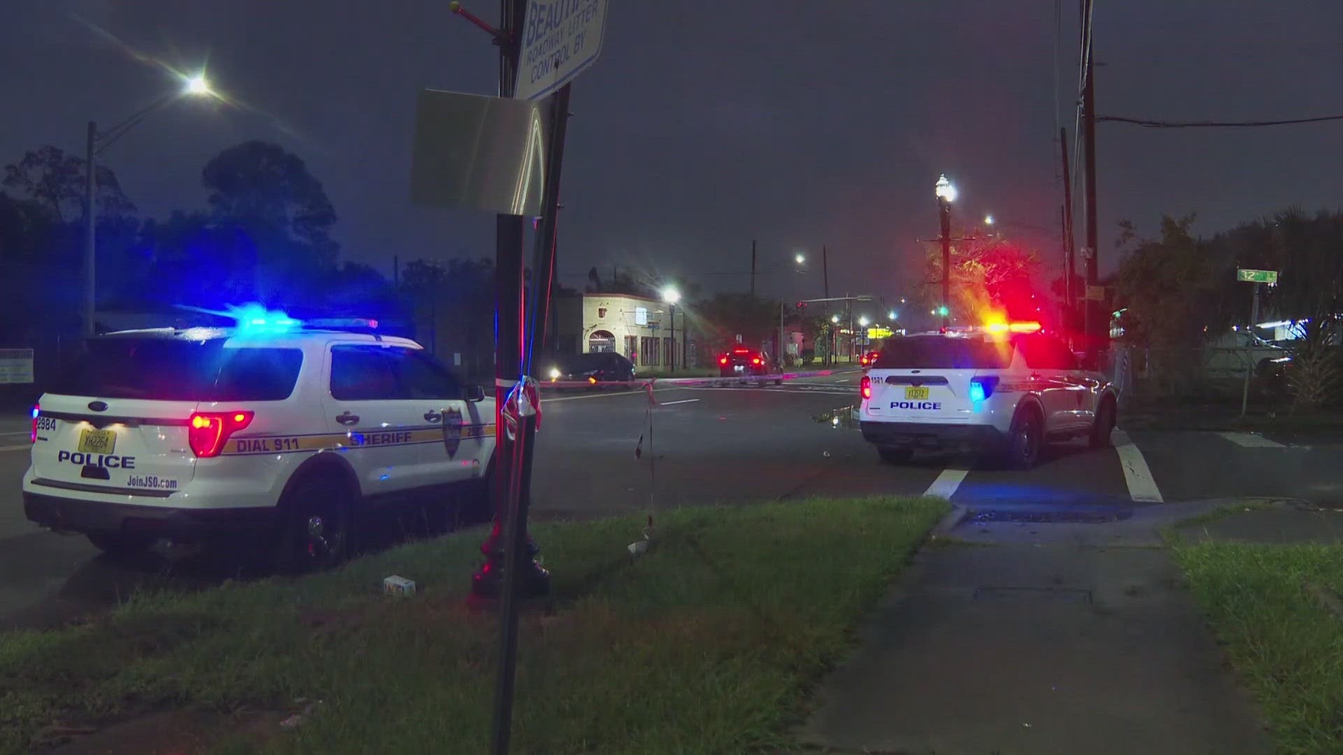 Jacksonville police say the unidentified teen boy was shot in the leg shortly after dismissal on Thursday as the shooting happened about a block north of the school.