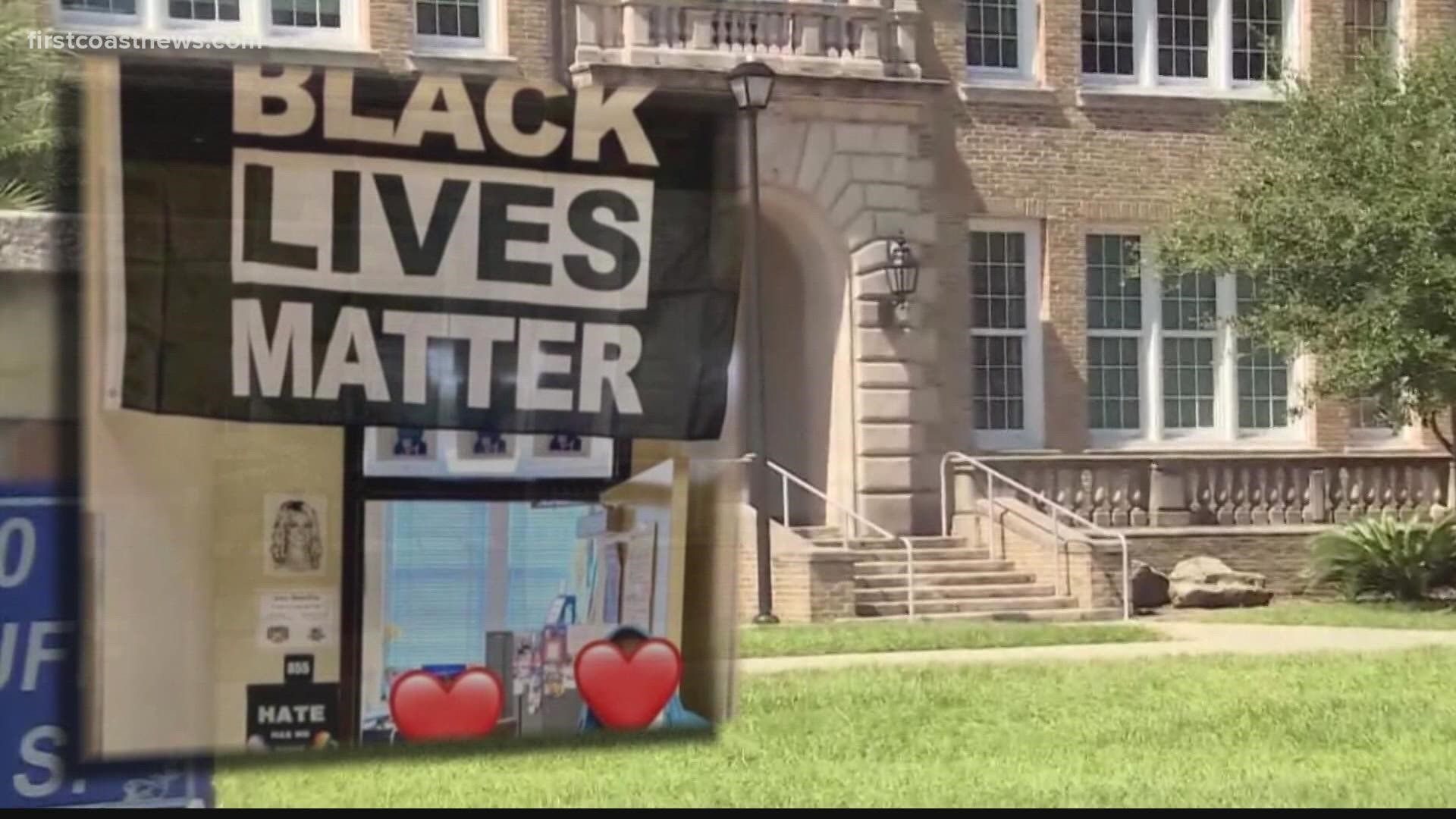 Amy Donofrio's activism put her at the center of debate after she declined to take down a Black Lives Matter sign from over her classroom door.