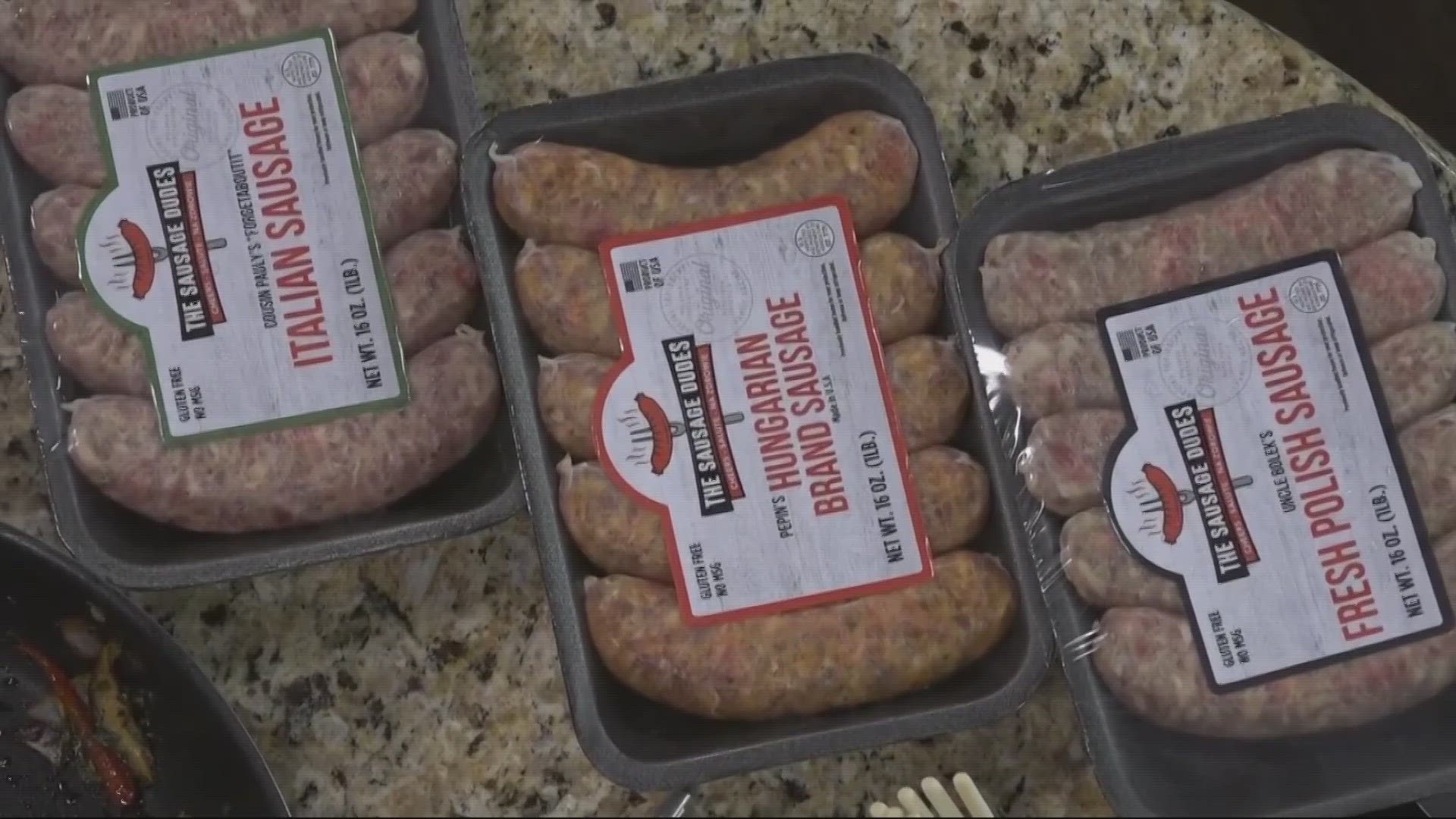 Two Jacksonville men started a company called The Sausage Dudes, which raises money to support youth development in Jacksonville and internationally.