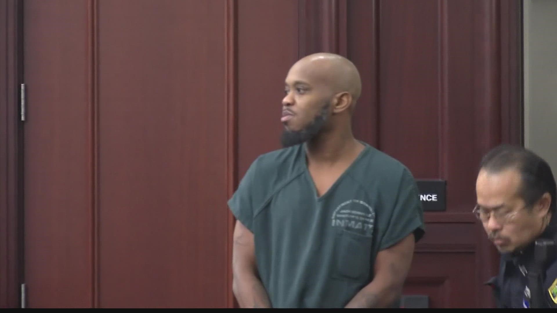 Terrell Lewis appeared in court pleading not guilty to the fourth and most recent murder charge he faces.