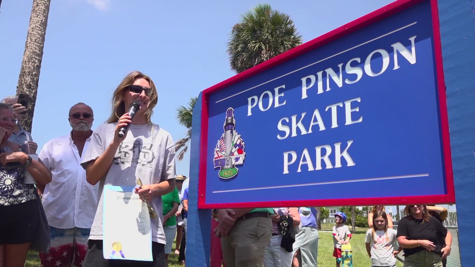 Poe Pinson began skateboarding at 4 years old.