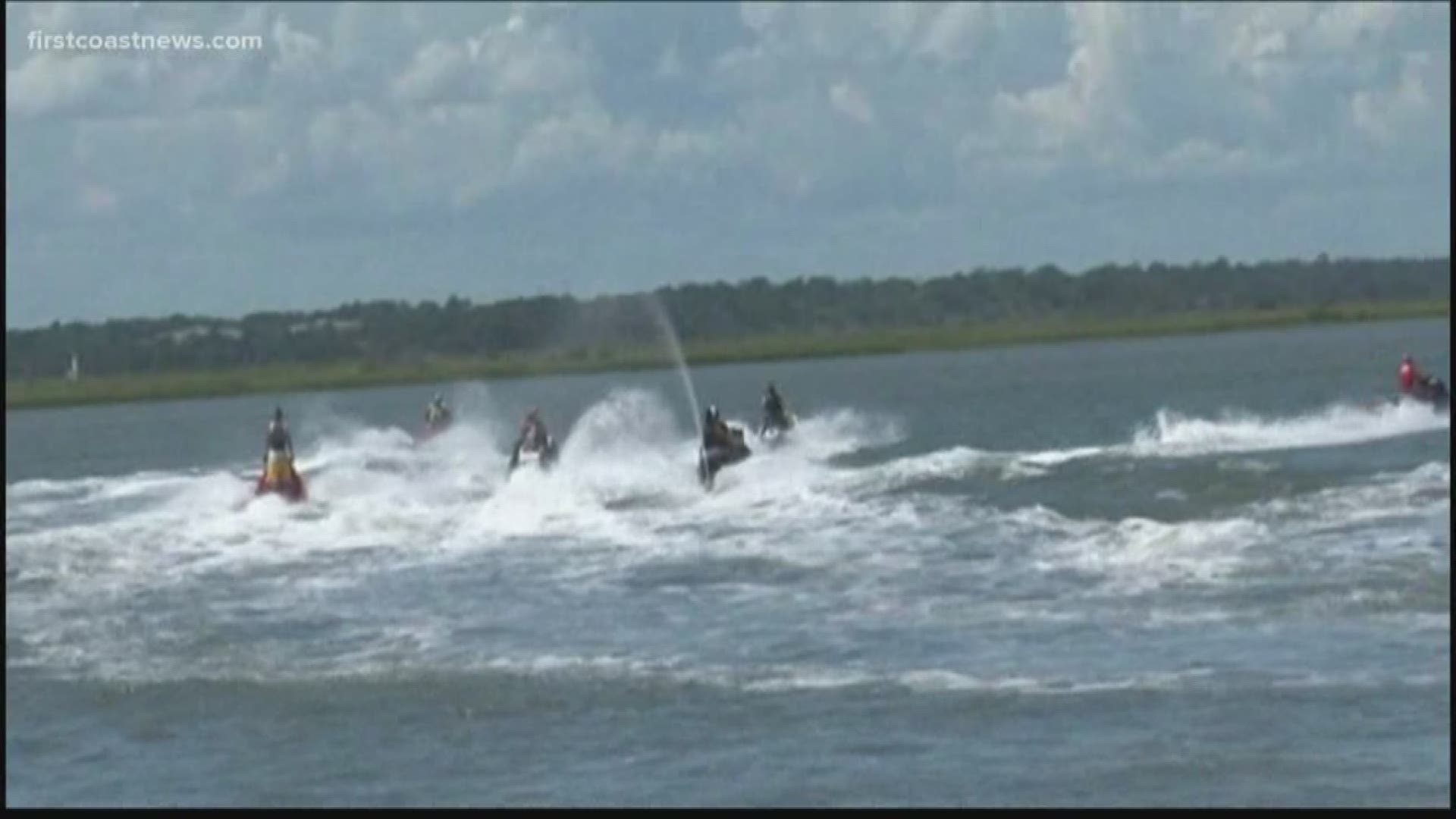 Good Samaritans helped rescue a person who went into cardiac arrest Saturday following a Jet Ski crash near the St. Augustine Inlet, according to St. Johns County Fire Rescue.