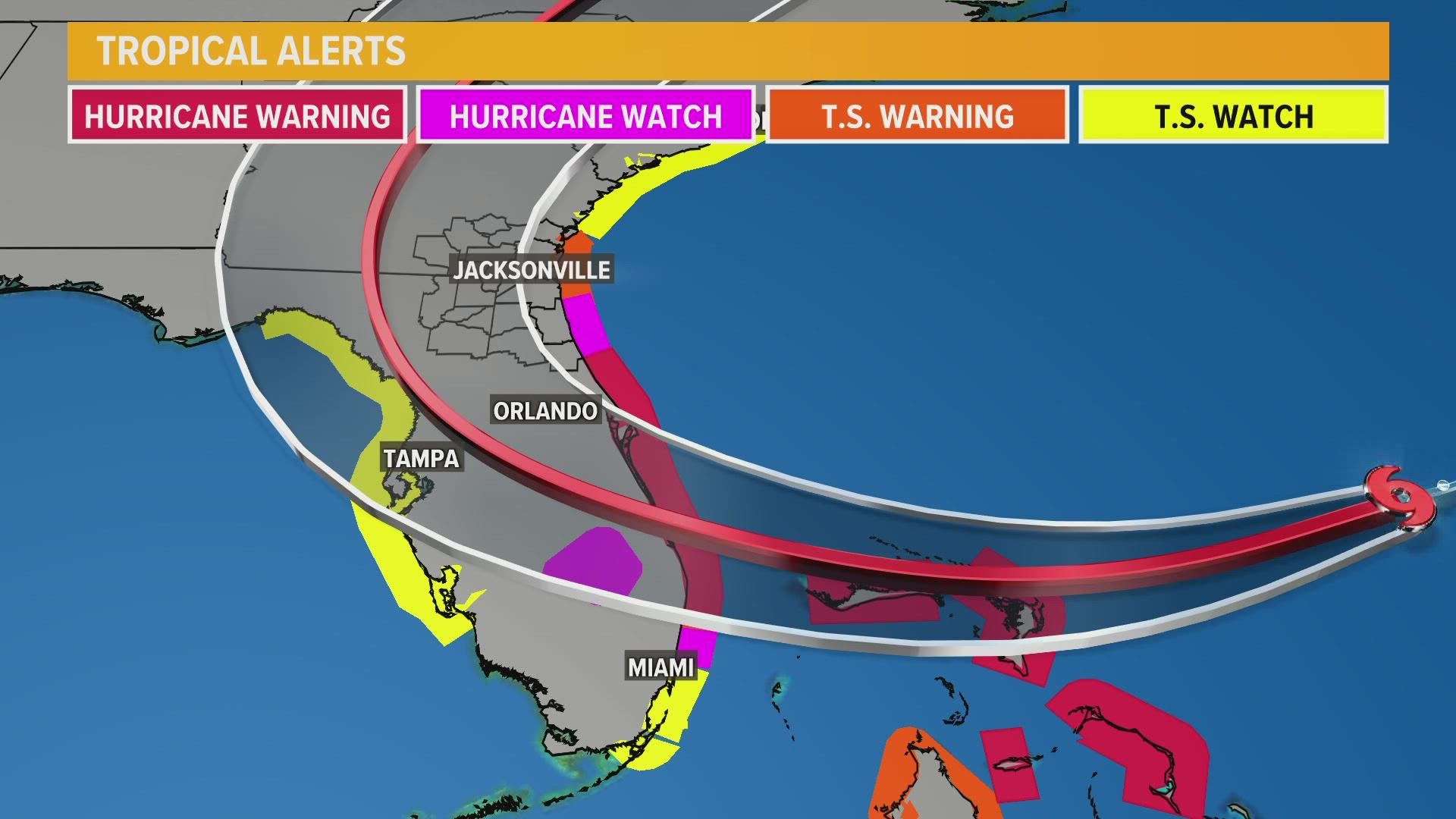 4PM Tracking Nicole: No major changes to our forecast