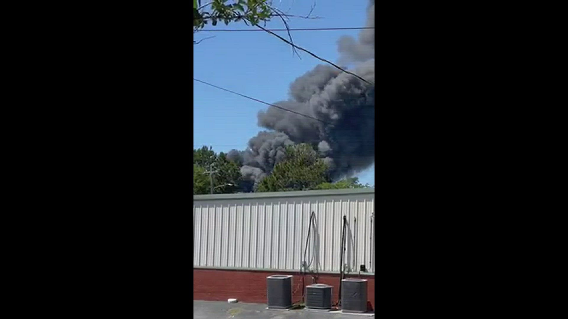 Fire at the Pinova manufacturing plant in Brunswick
Credit: Freddy P