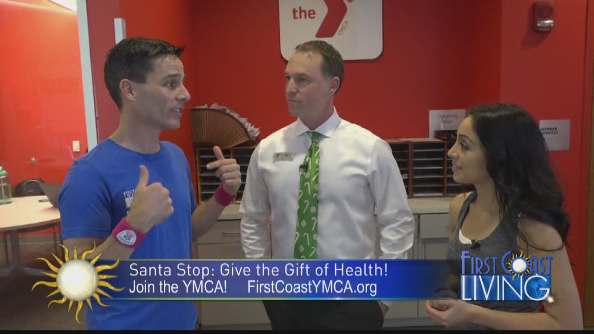 Looking to get fit in the new year? Curtis and Haddie made a stop at First Coast YMCA to see what they have to offer in another Santa Stop.