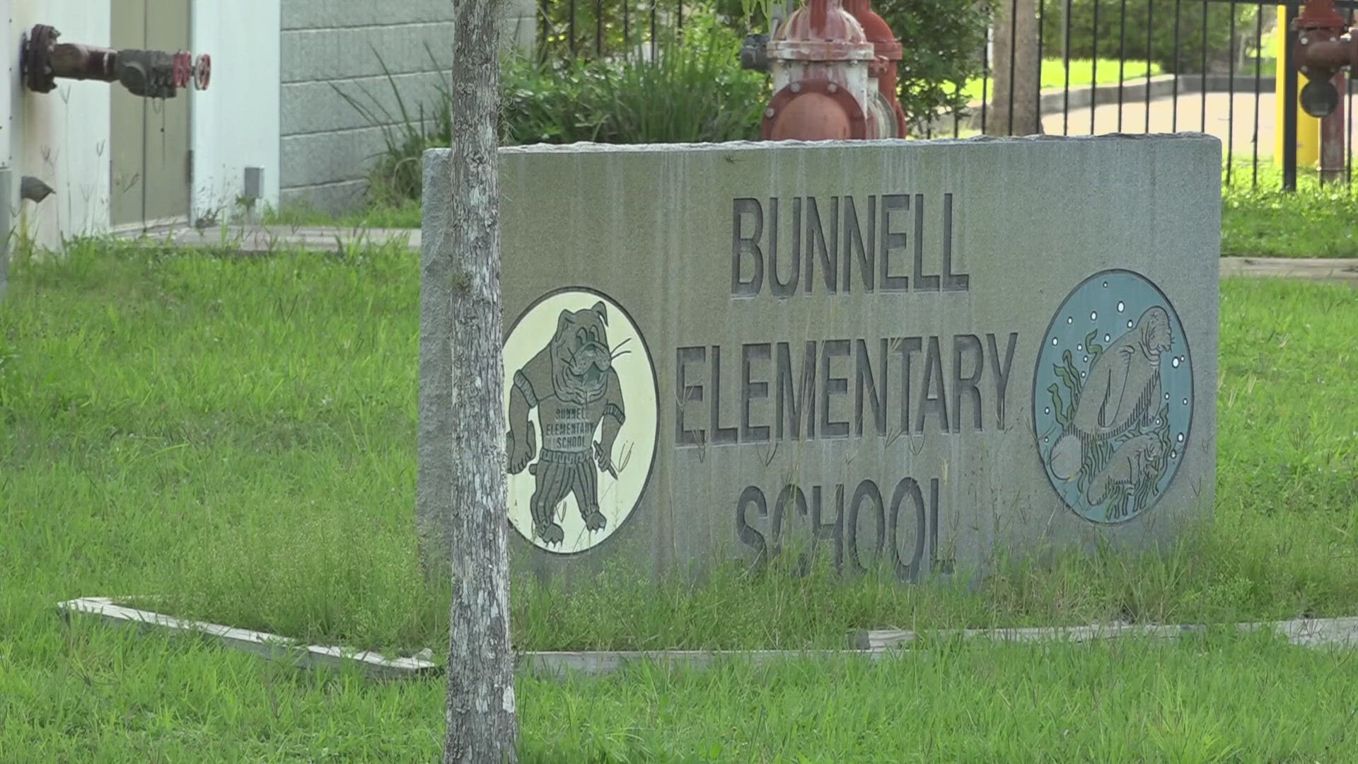 Parents took to social media posting in a Bunnell Elementary Parents Facebook group: 'Greenout for Mrs. Evensen Monday, August 28th.'