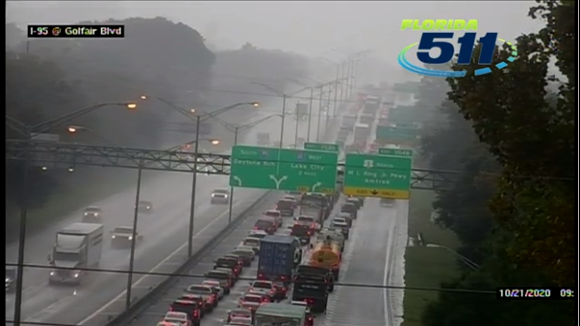 I-95 southbound shut down at Airport Road because of crash ...