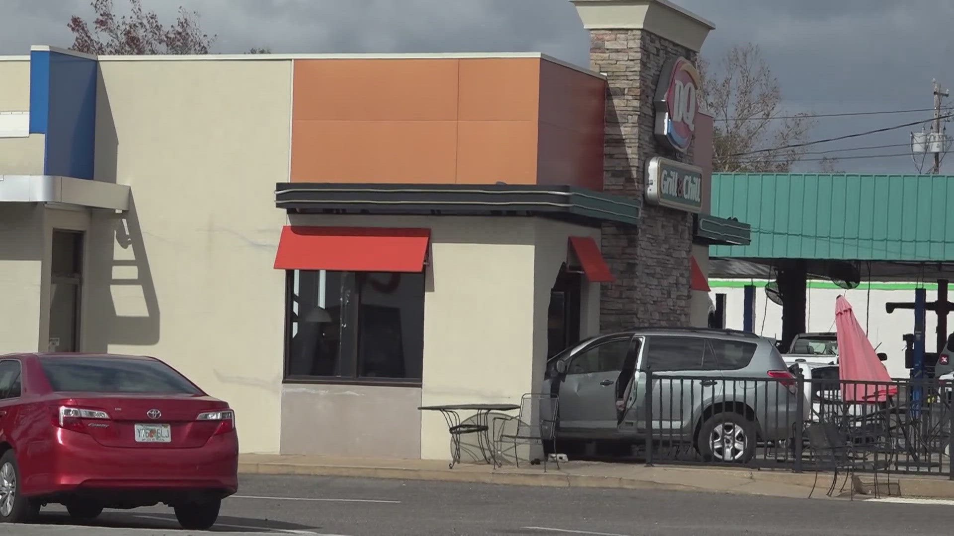 The owner of the Dairy Queen told First Coast News this wasn't the first time his business was hit by a car off Blanding Boulevard.