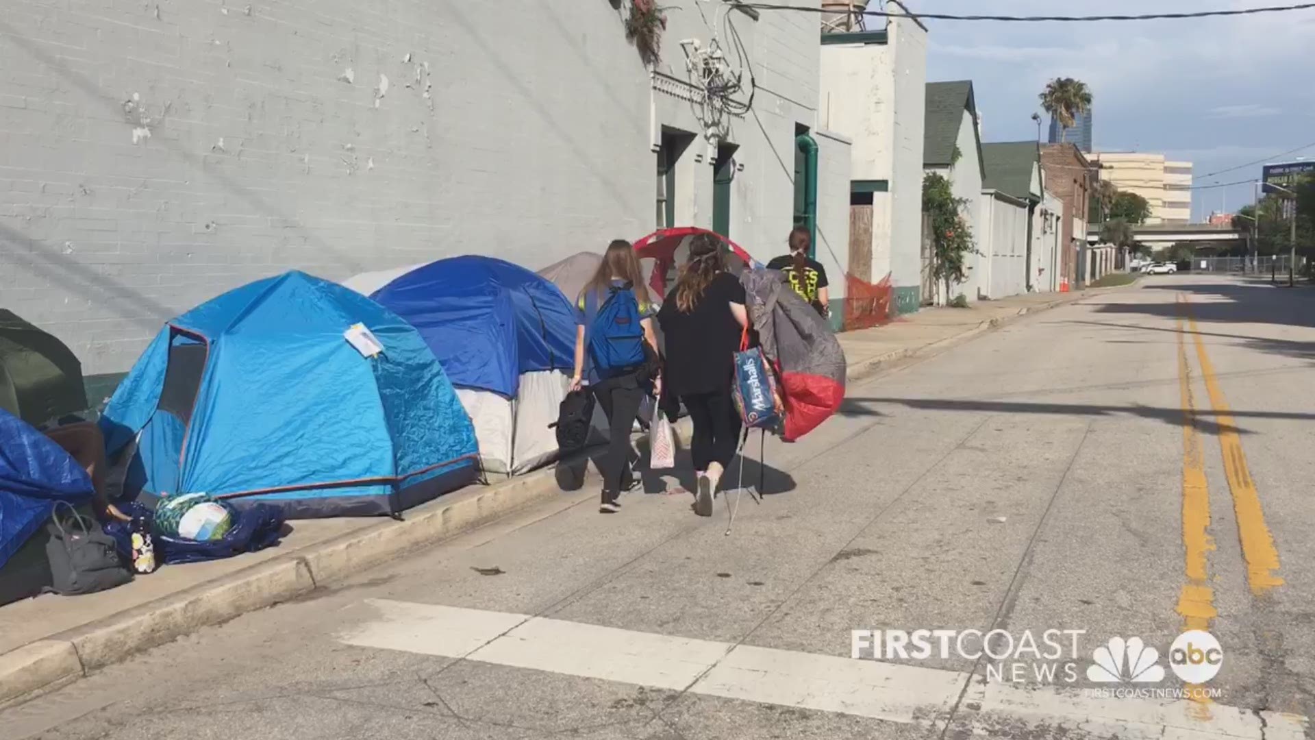 It's Wednesday and the show isn't until Friday. That didn't stop these fans from camping out to see Twenty One Pilots in Jacksonville.