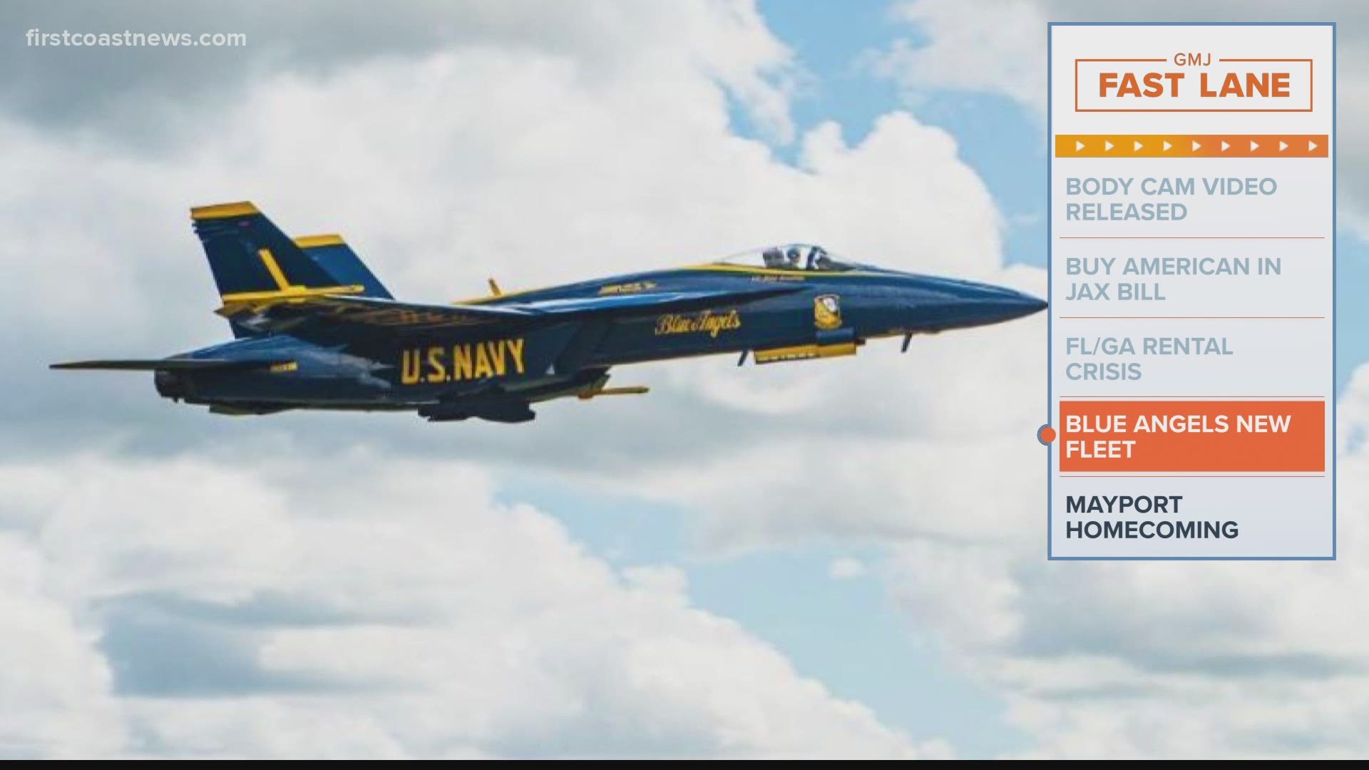 "Jacksonville is proud to be the birthplace of the Blue Angels and proud to help contribute to their future success," said the City of Jacksonville.