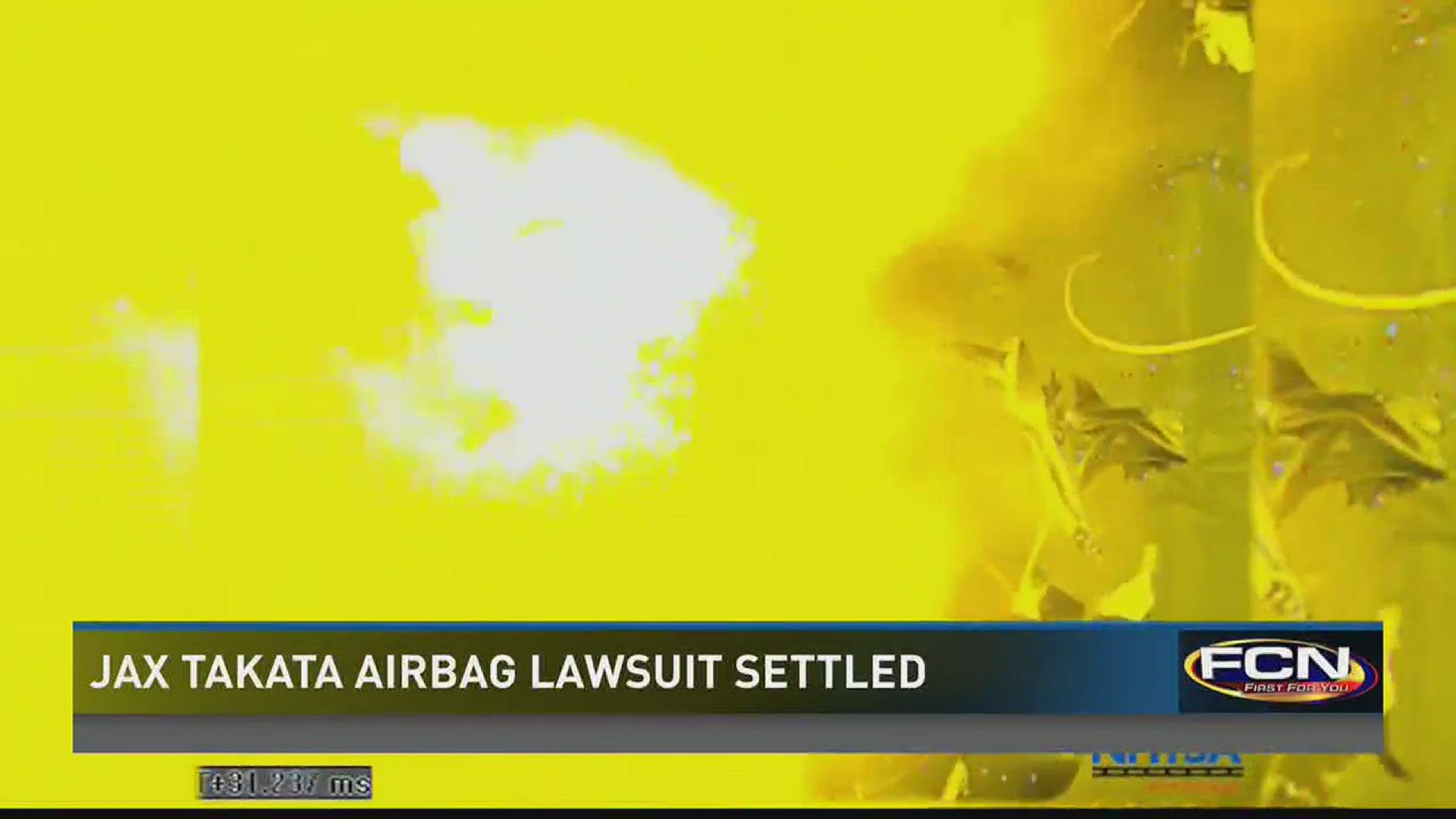 Jacksonville family settles lawsuit against airbag manufacturer Takata