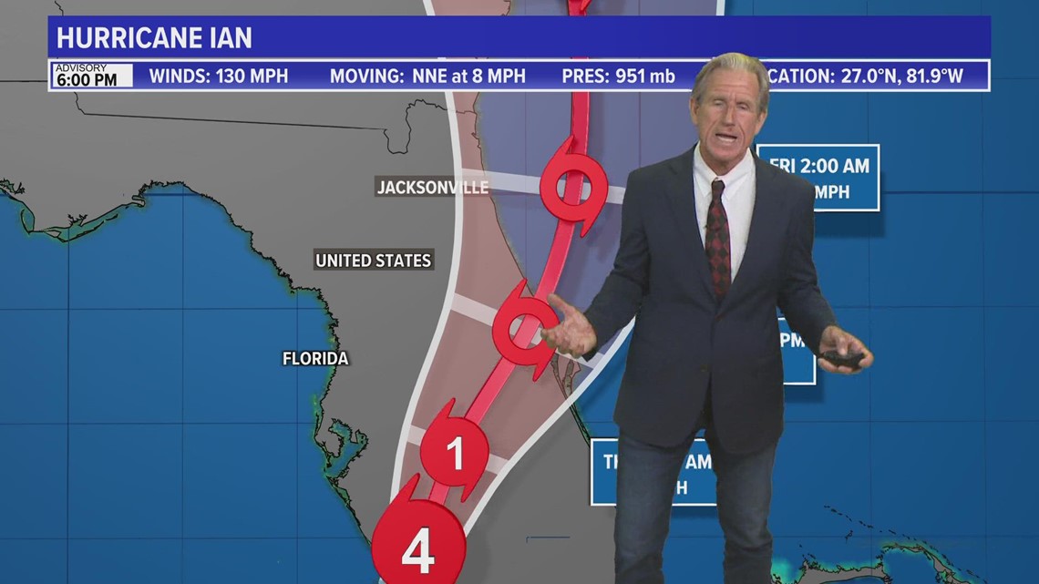 Tracking Hurricane Ian: Unfolding as forecast, big impacts for Jacksonville | September 28 6pm - FirstCoastNews.com WTLV-WJXX
