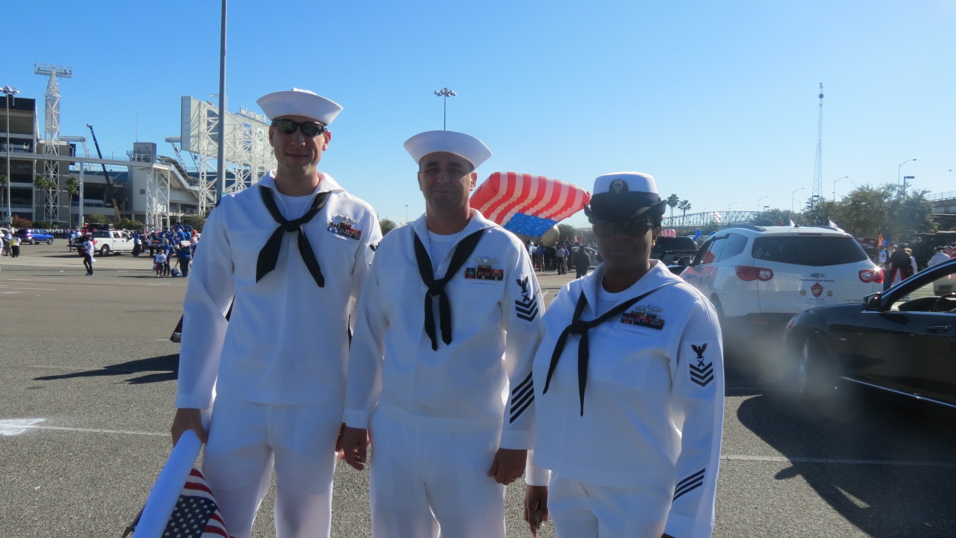 Veterans day silhouettes