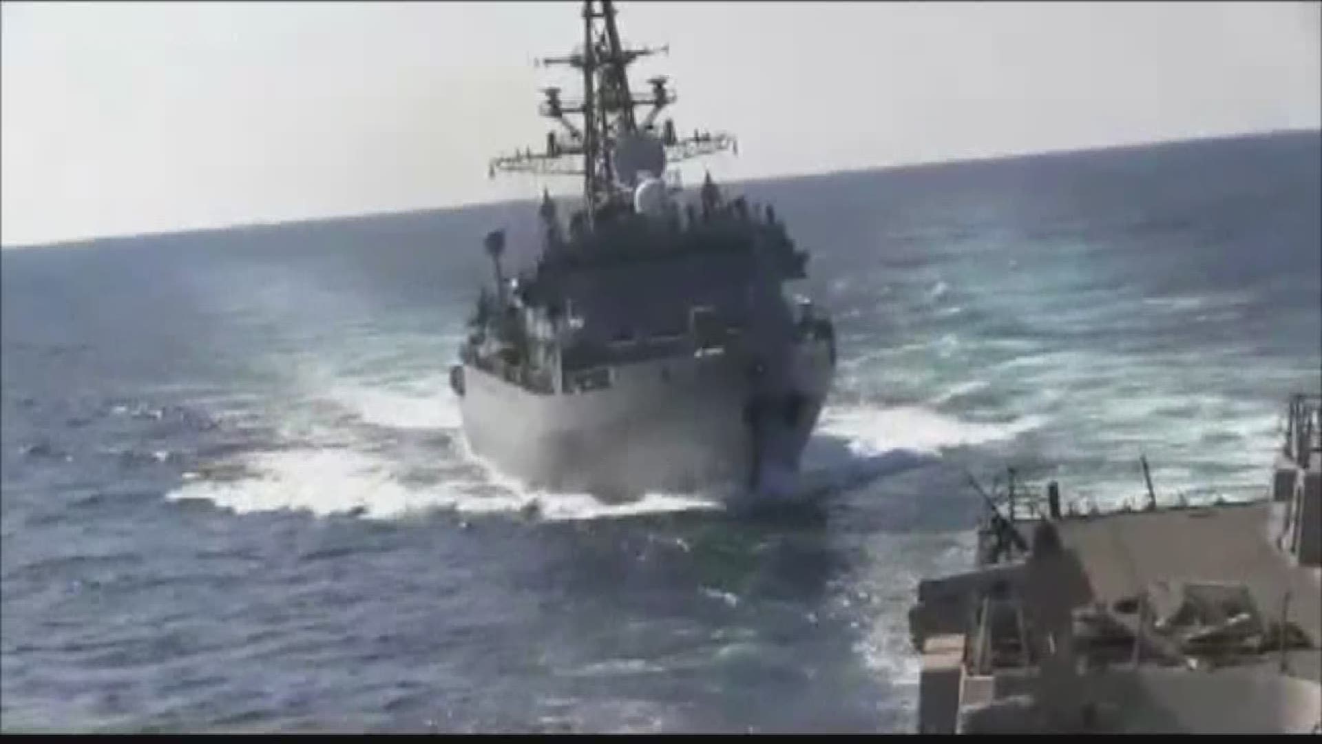 On Friday, the U.S. 5th Fleet posted videos to Twitter detailing the incident which occurred while the USS Farragut (DDG 99) was conducting routine operations.