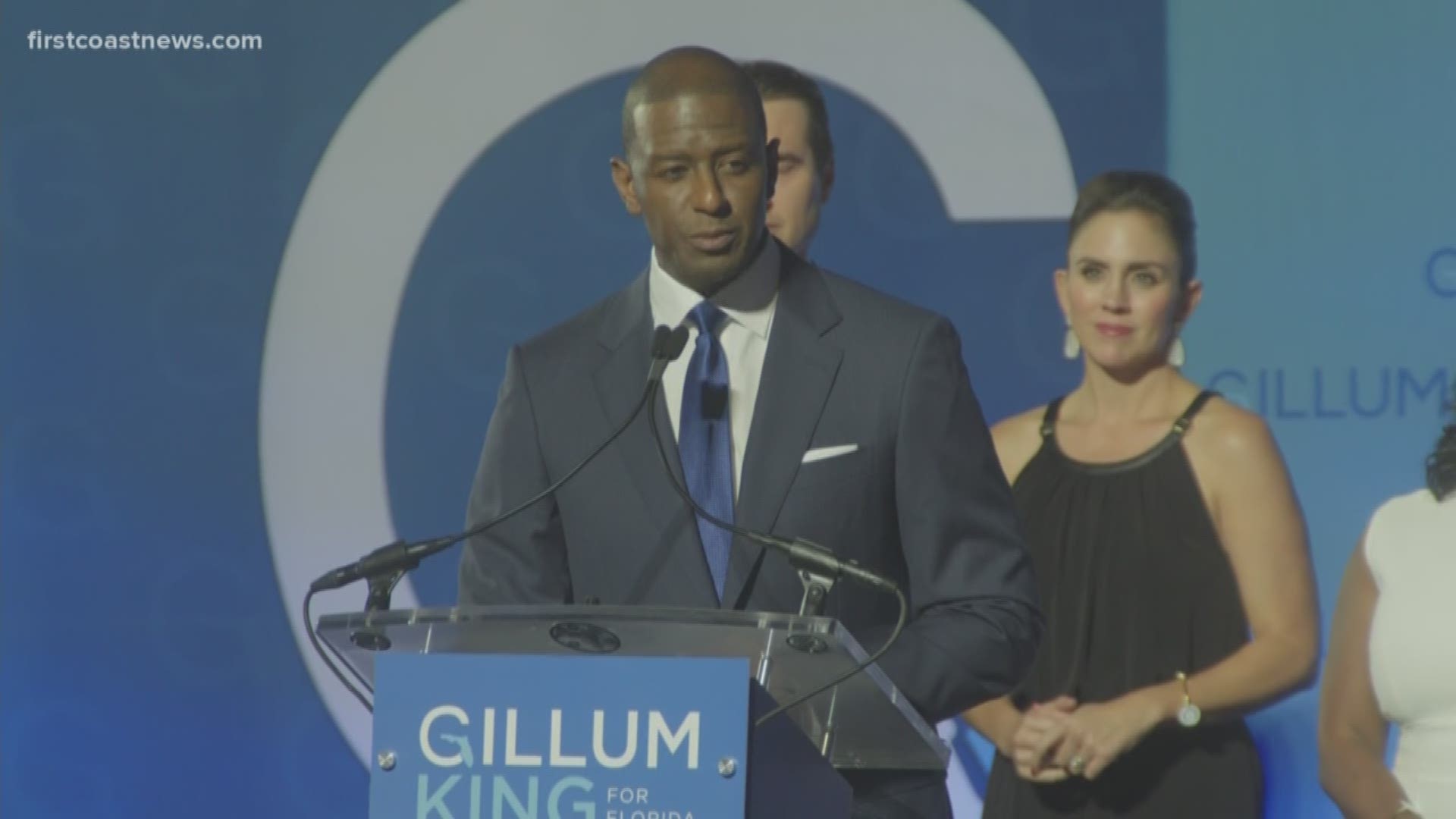 Andrew Gillum concedes Florida Governor race to Ron DeSantis, 'I still plan to be on the front lines right along side every single one of you when it comes to standing up for what we believe in.'
