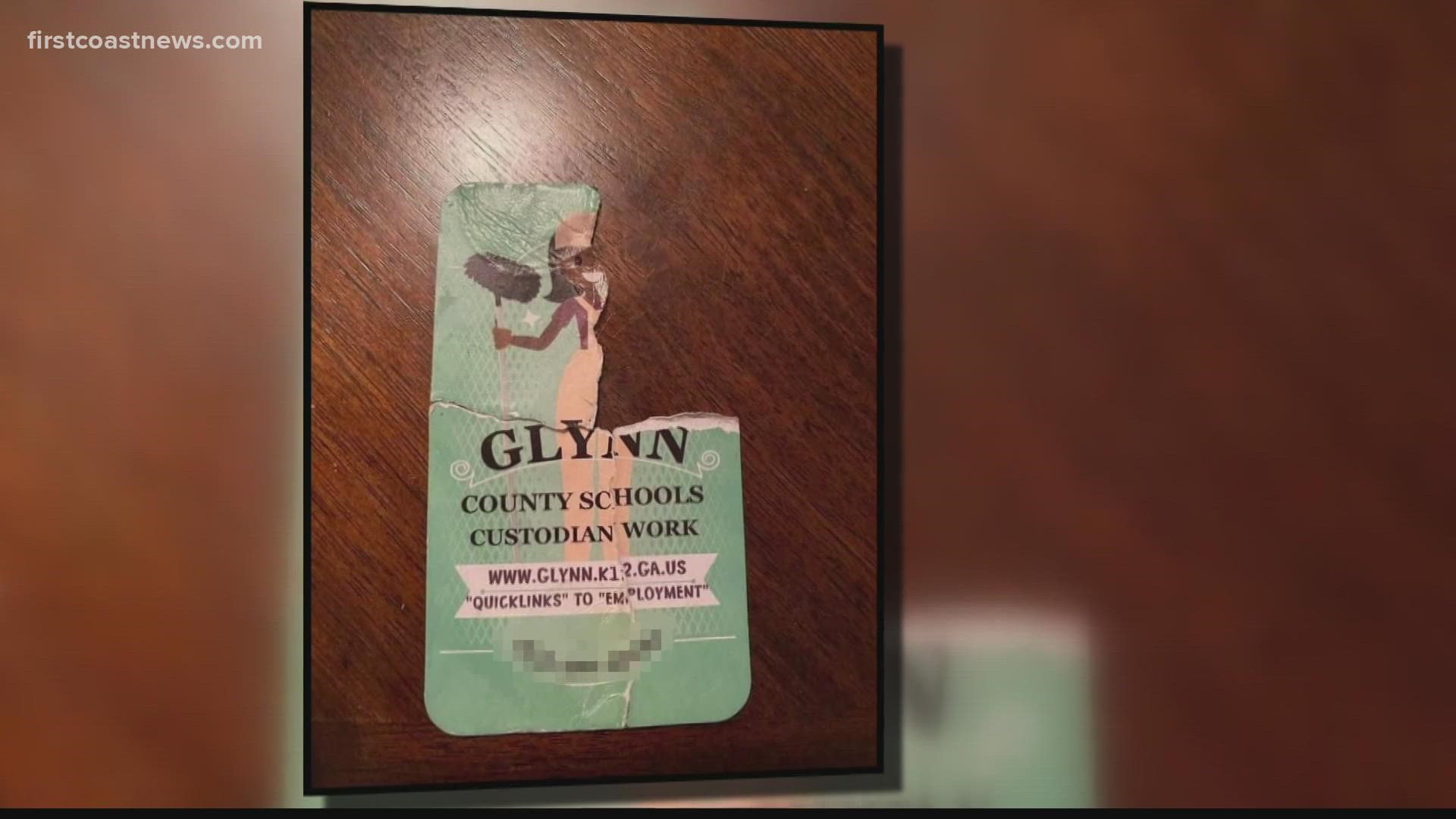The school district said it was not a part of the flyer.