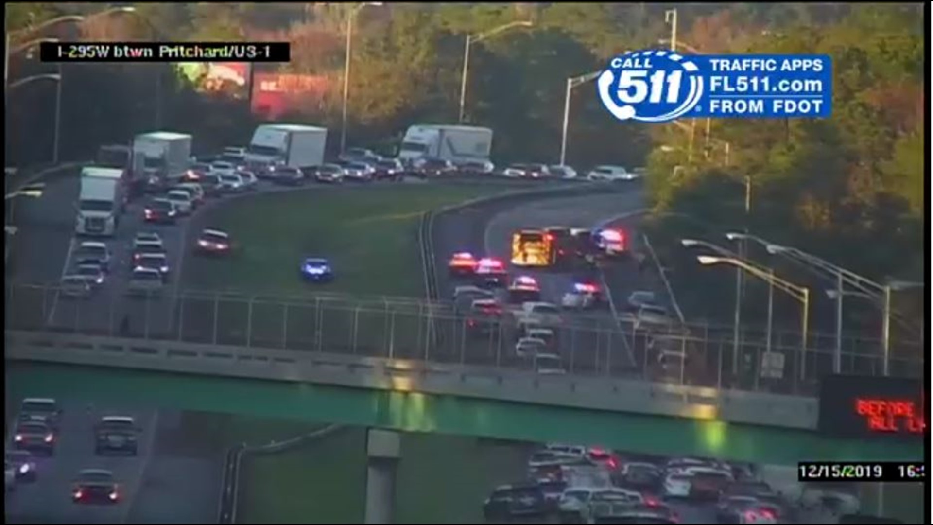 Crash with serious injuries on I-295 North causes delays ...