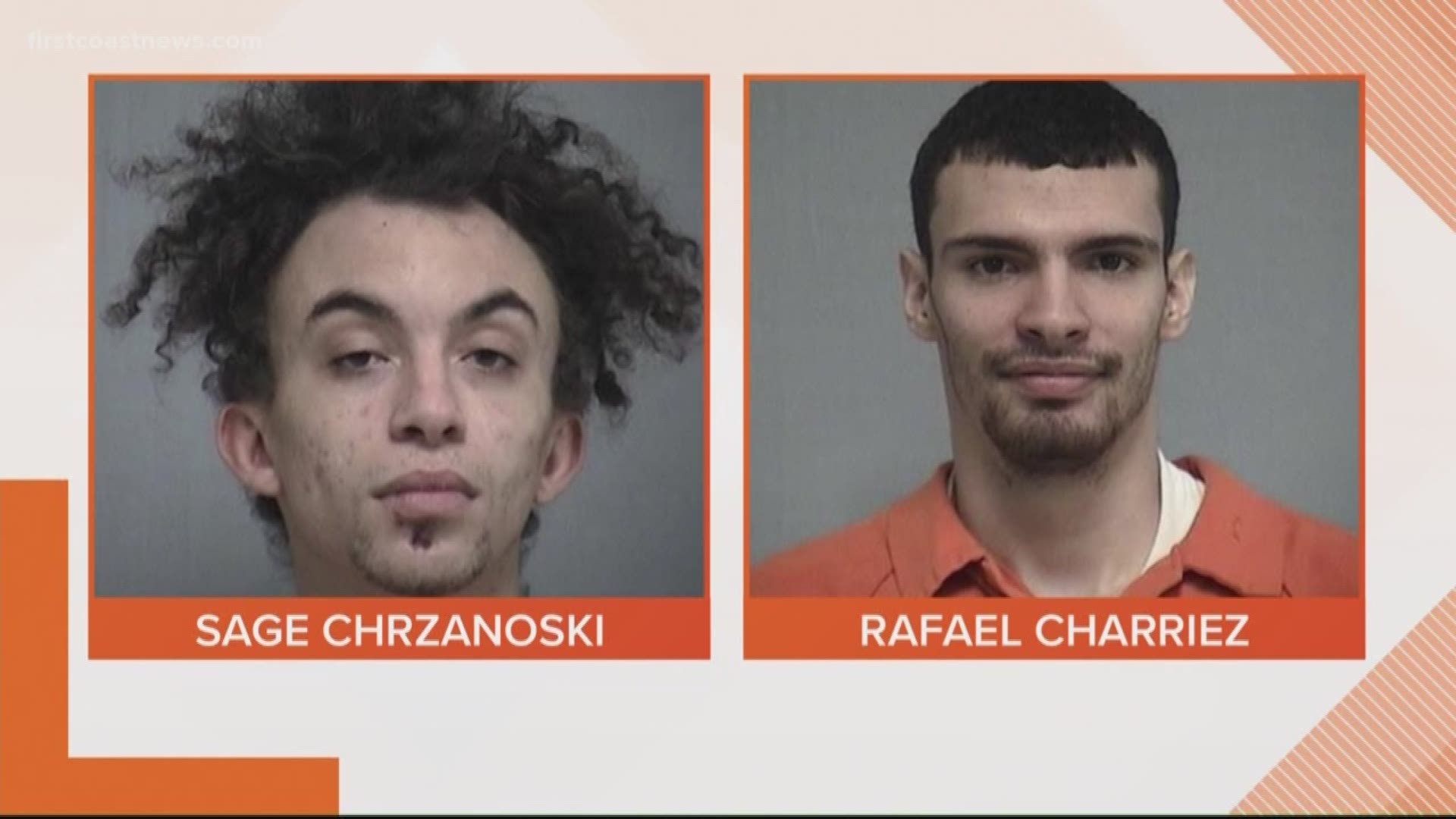 Deputies arrested Sage Chrzanoski and Rafael Charriez after a hotel was found with between  $300,000 and $500,000 worth of damage in Fernandina Beach.