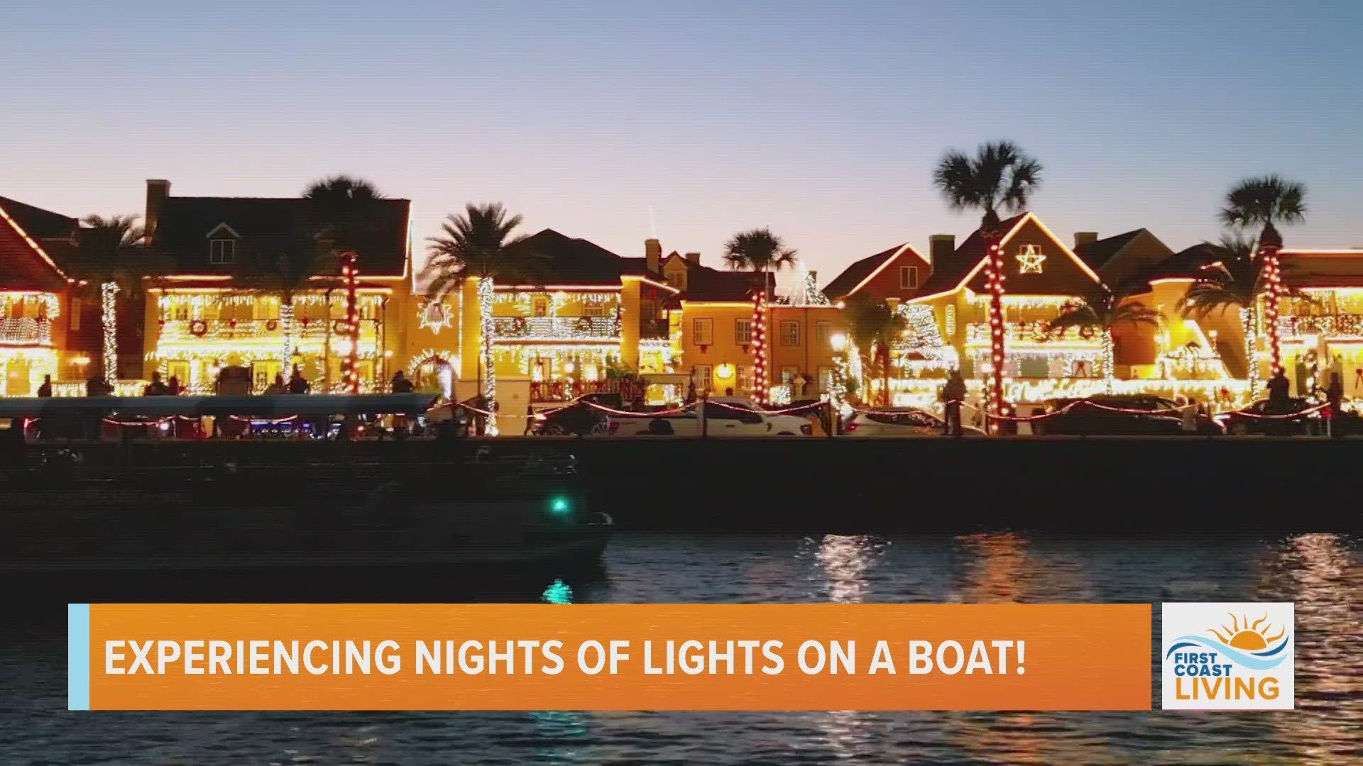 Experience St. Augustine Nights of Lights on a boat!