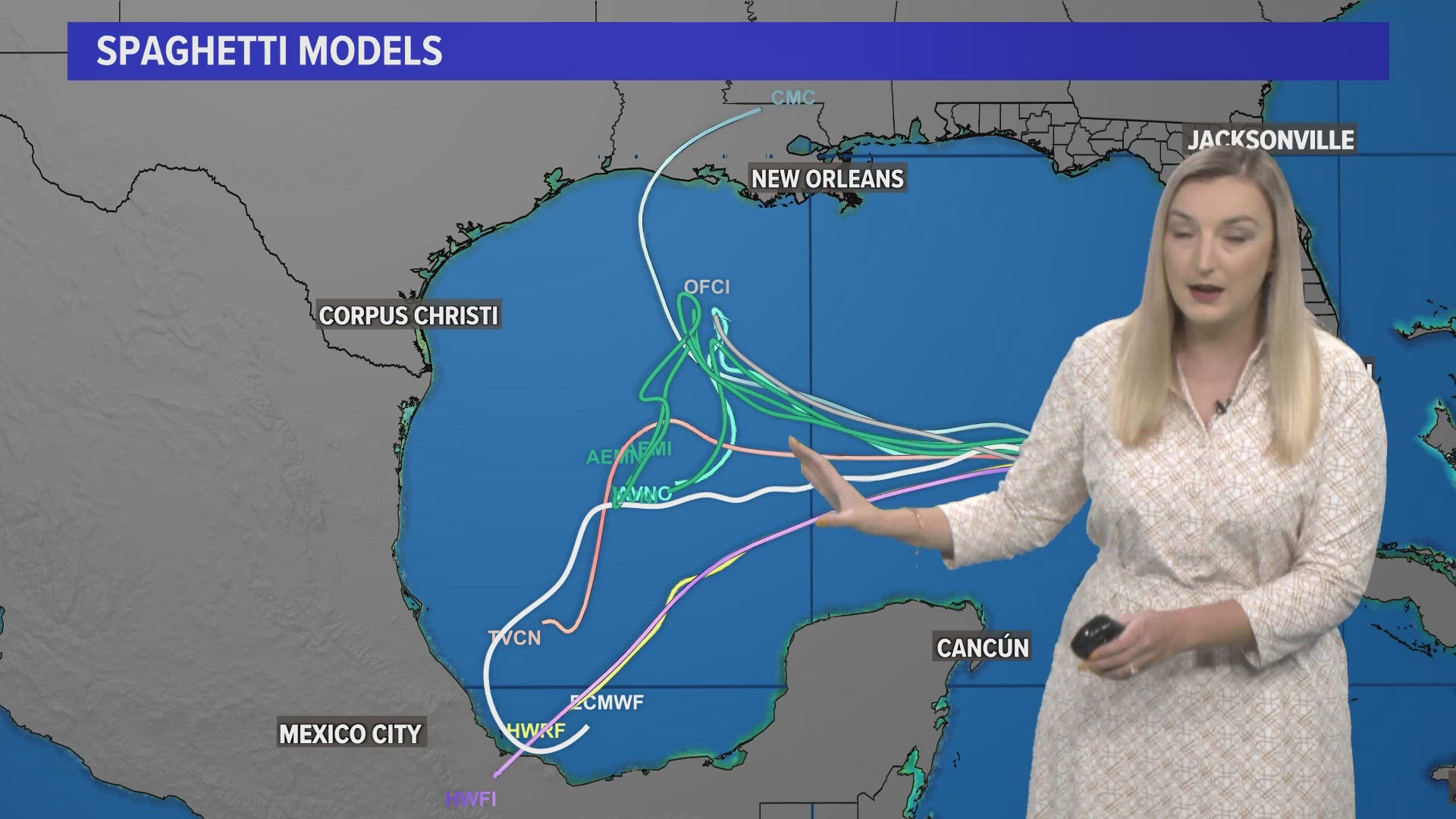 Rafael was upgraded to a Cat 3 at the 1pm advisory right after this aired live