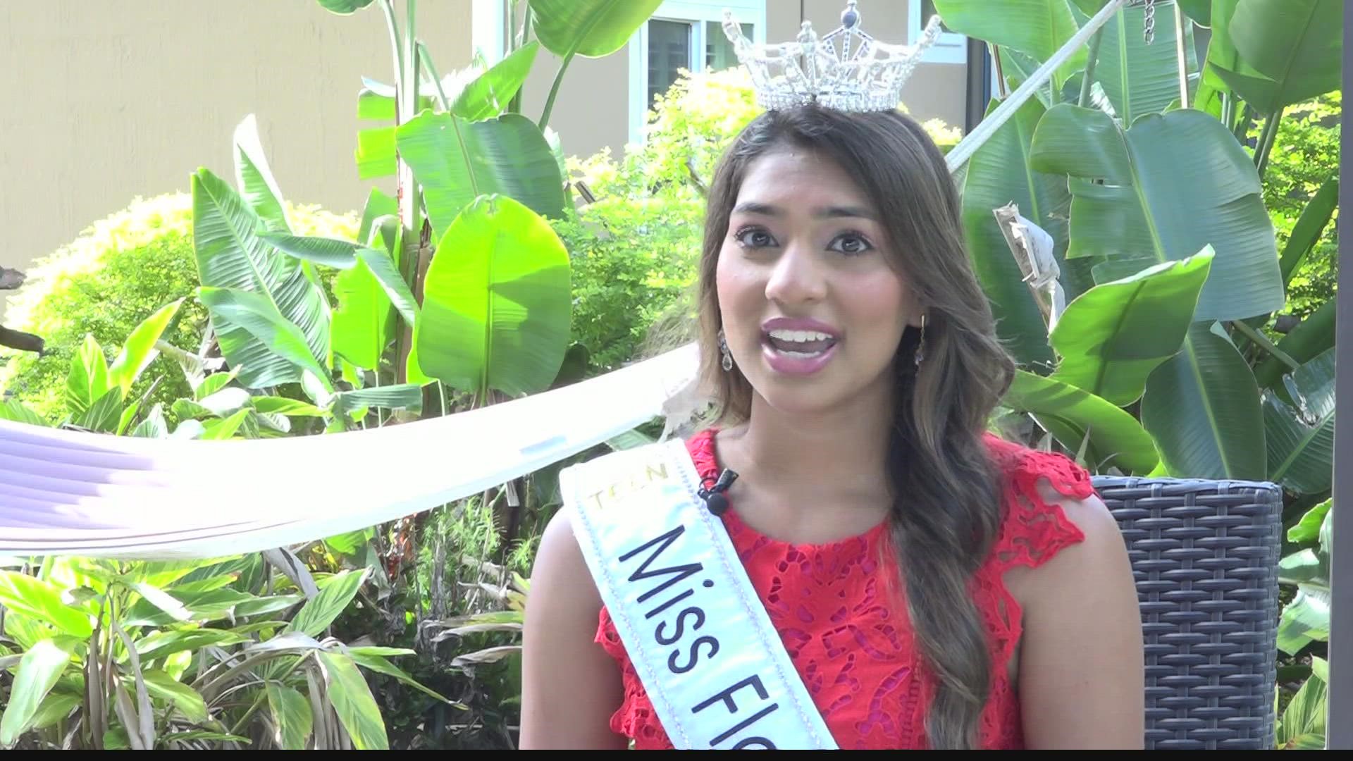 Aashna Shah will compete for Miss America's Outstanding Teen in Dallas Texas this week.