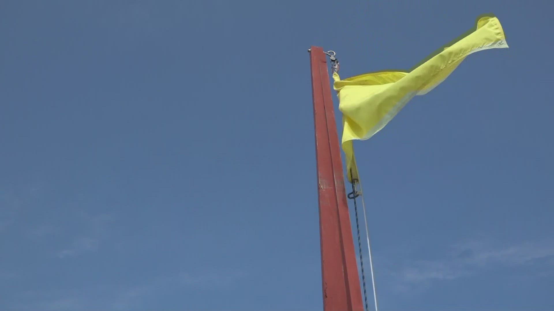 Pay attention to the color of the flags being flown next time you visit the beach.