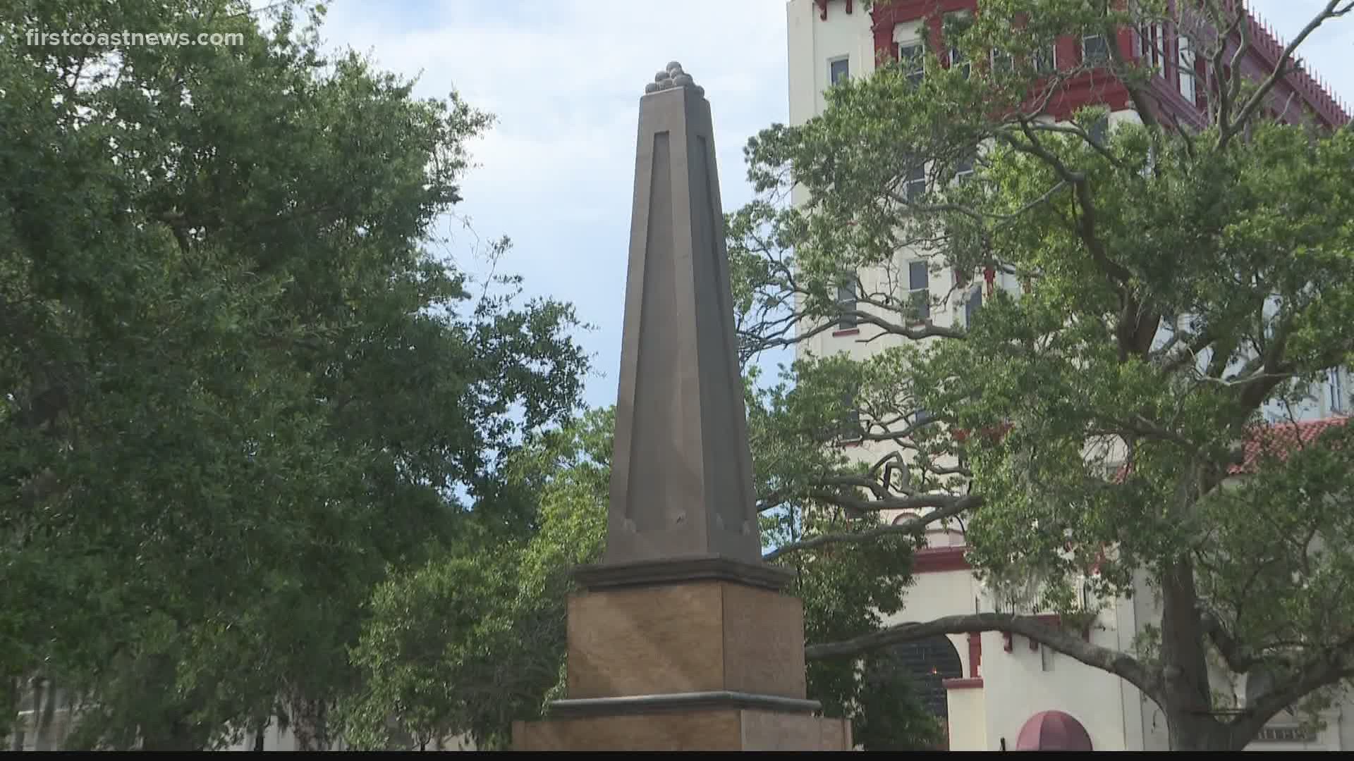 Earlier this summer, the city commission voted 3-2 to remove the Confederate memorial from the downtown Plaza de la Constitucion.