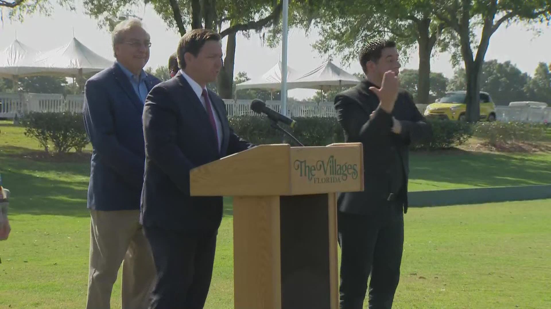 DeSantis says additional supplies will be shipped all over the state and there will be another testing site opening in The Villages.