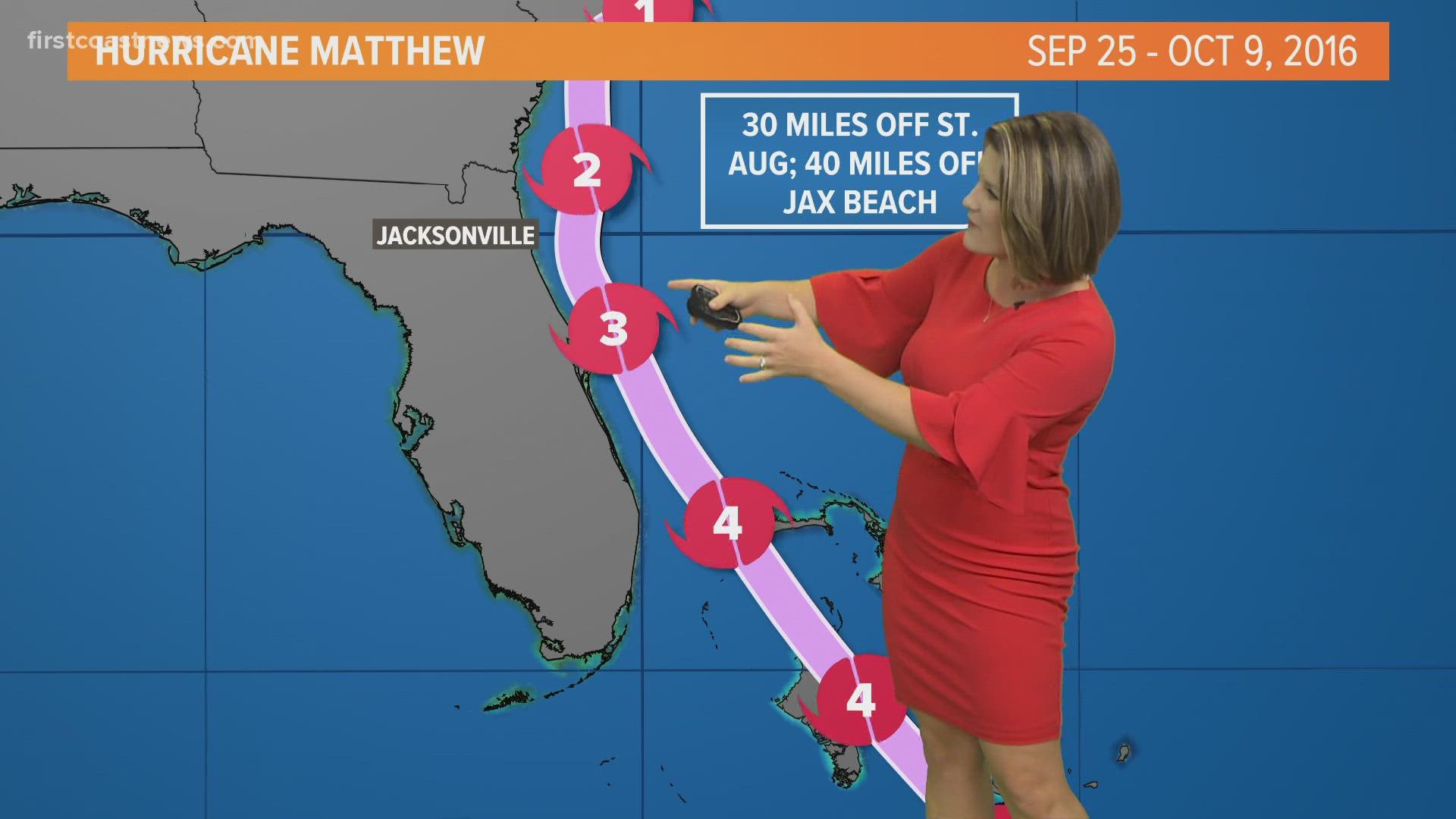 Meteorologist Lauren Rautenkranz recaps Hurricane Matthew's track from 2016
