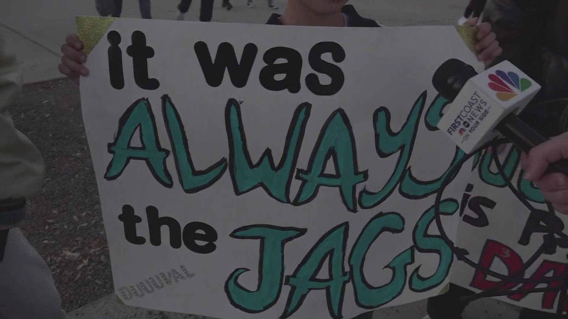 Sunday Night Football on NBC on X: The Jacksonville Jaguars have been  eliminated from playoff contention. #DUUUVAL  / X