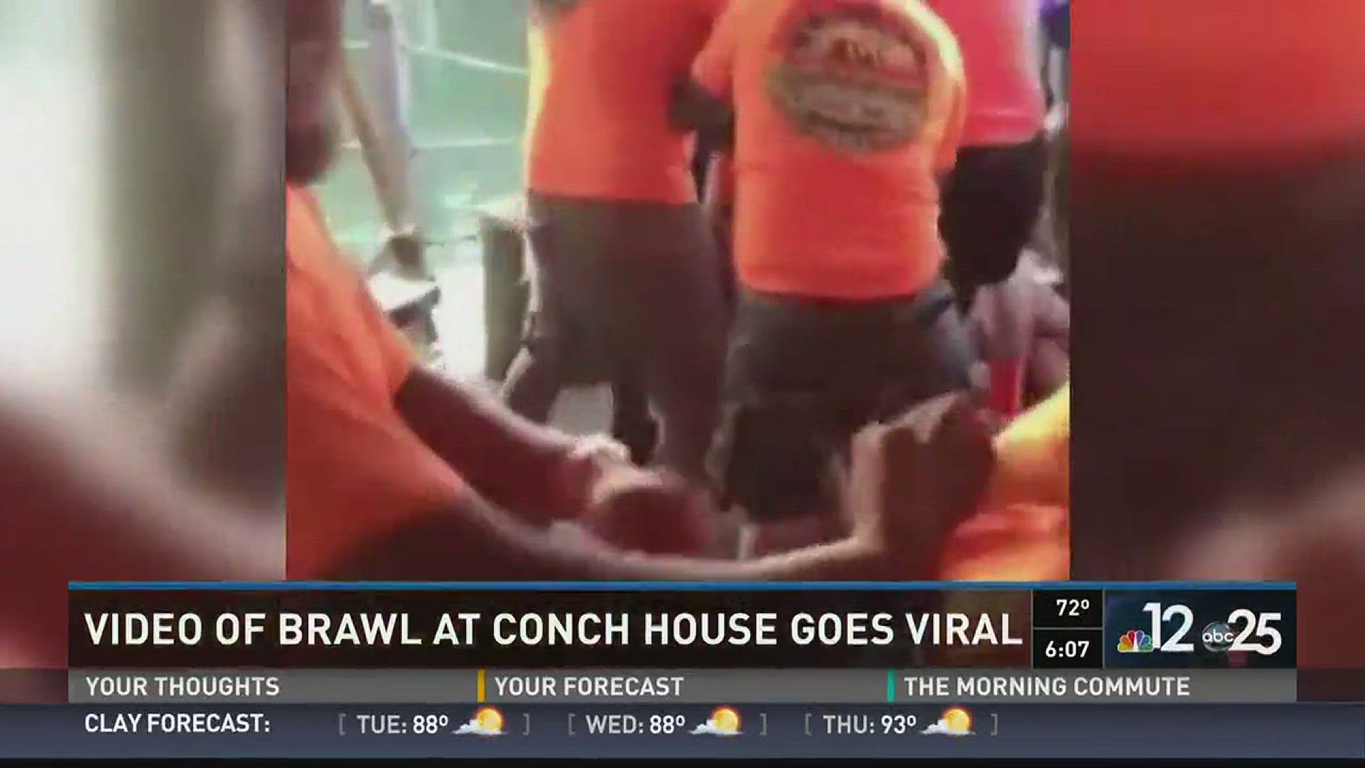 Video of a brawl that happened Sunday night at the Conch House in St. Augustine has gone viral on social media.