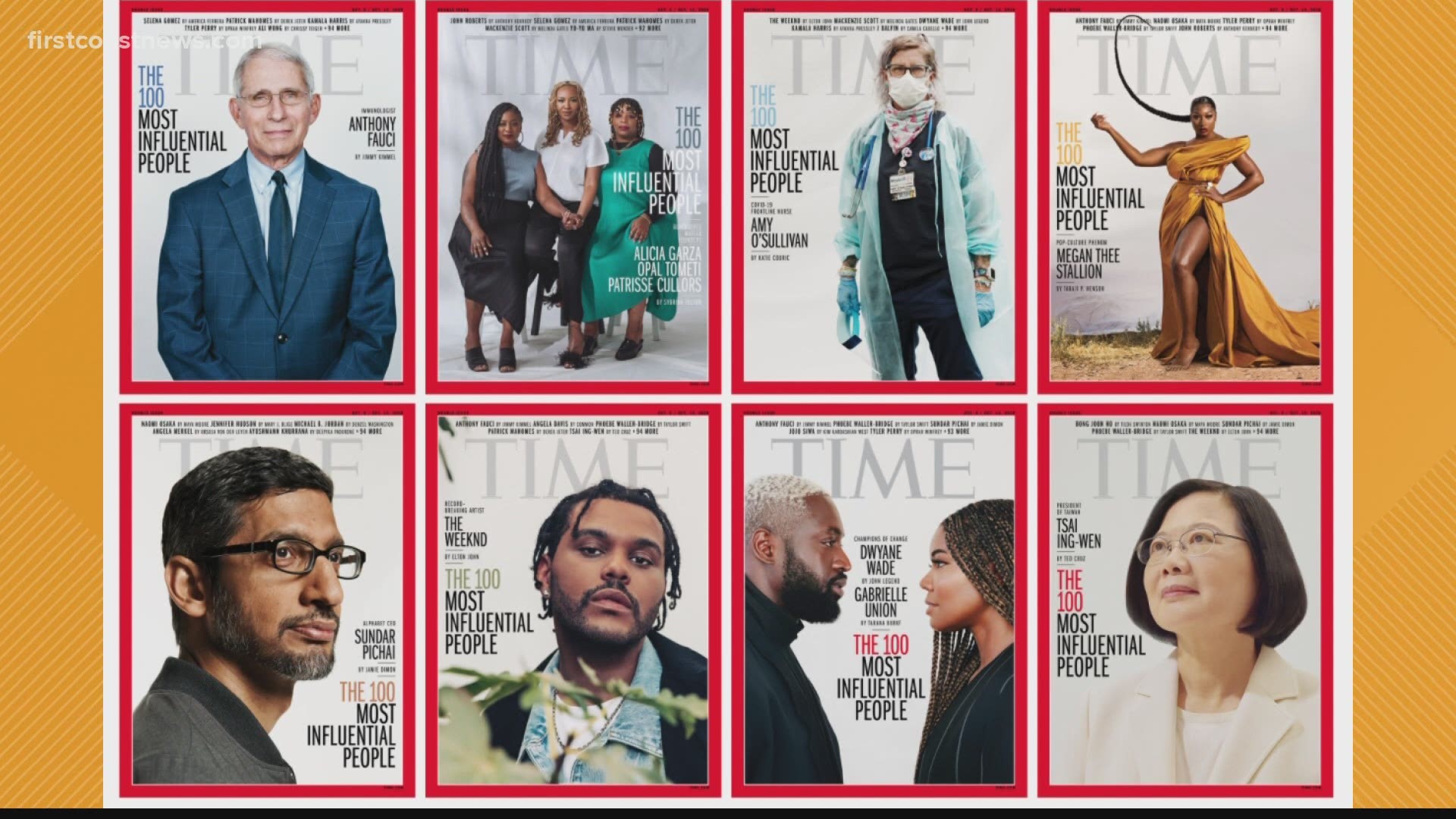 Time releases an edition of its magazine dedicated to 100 of the most influential people each year.