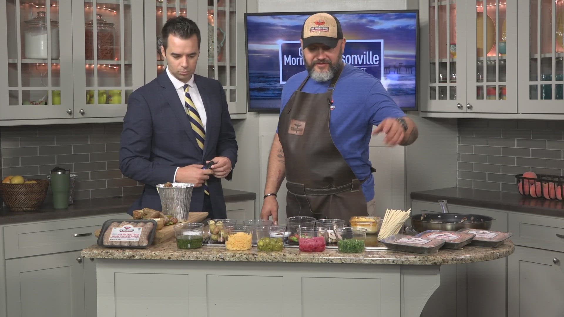 The Sausage Dudes are two Jacksonville residents, Patryk Krasinska (The Chef Dude) and Paul Martinez (The Marketing Dude). Patryk joined us on GMJ.
