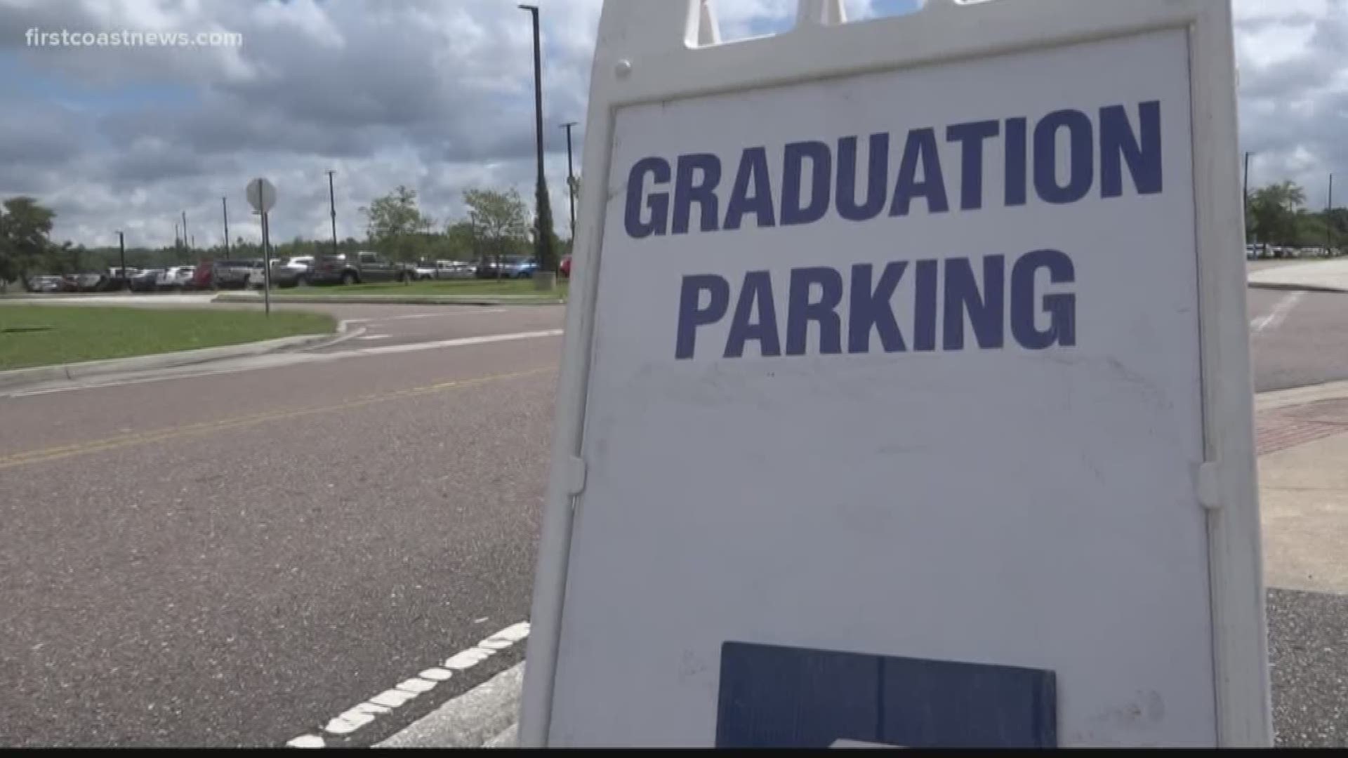 The University of North Florida increased security at graduation ceremonies, likely in response to the deadly school shooting that occurred in Texas.