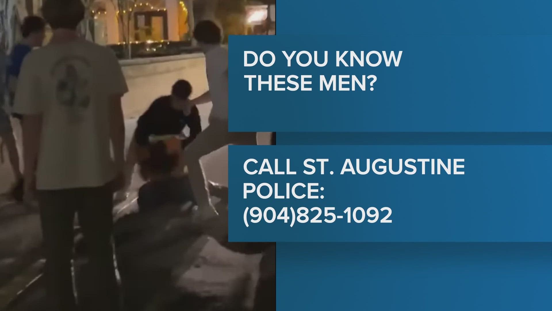 St. Augustine City Worker Attacked In Video, Police Looking For People ...