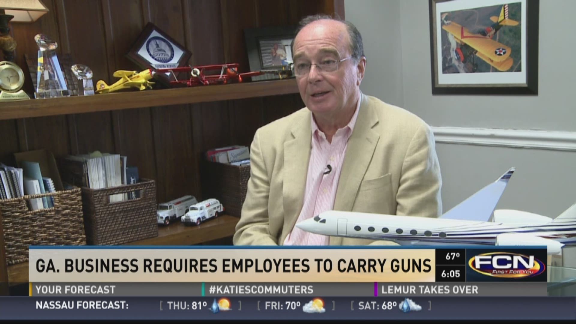 Ga. business requires employees to carry guns