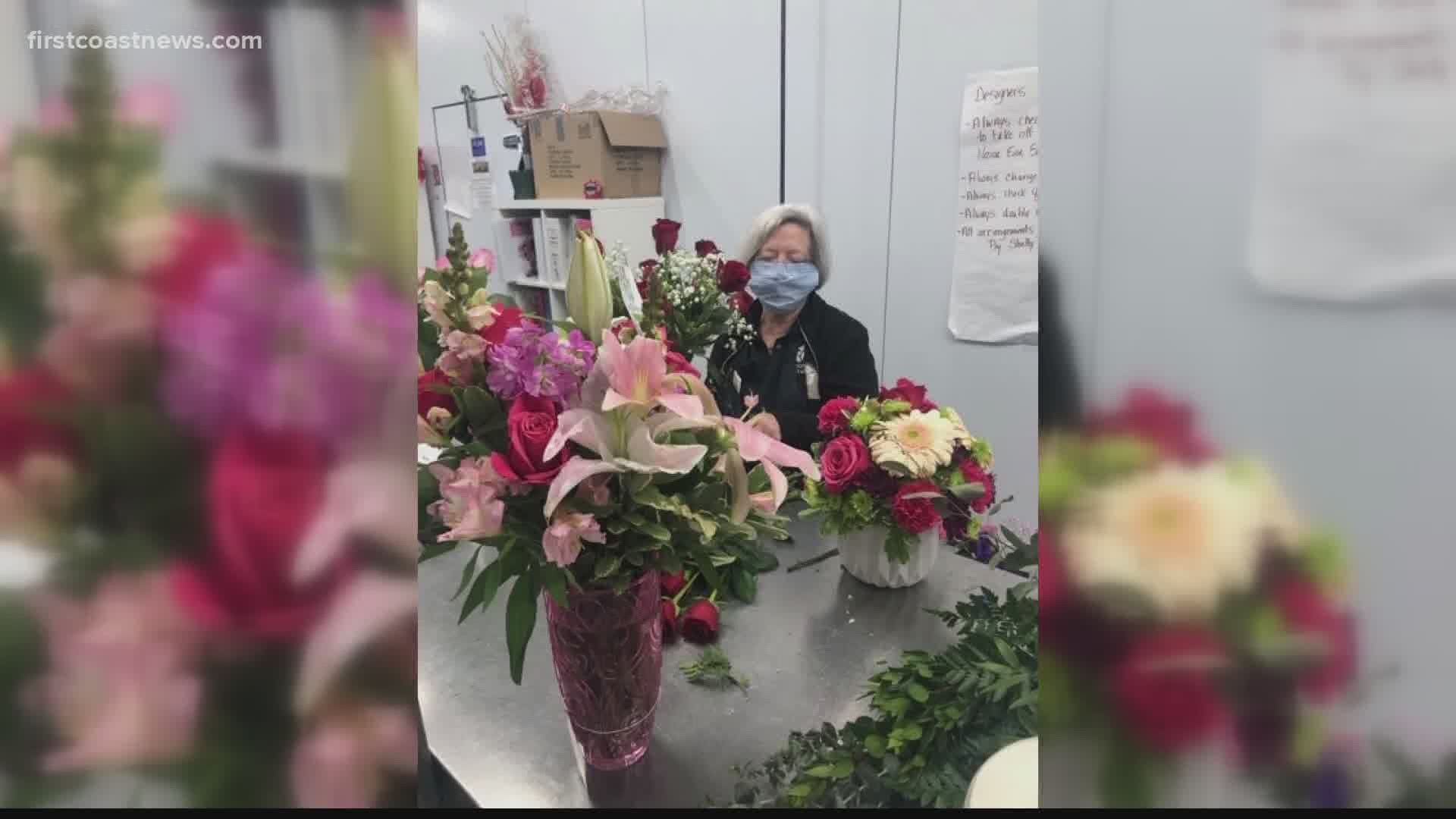 Business at the Jacksonville Flower Market isn’t just booming, owner Shelly Hagan says it’s blossoming into a record week of sales.