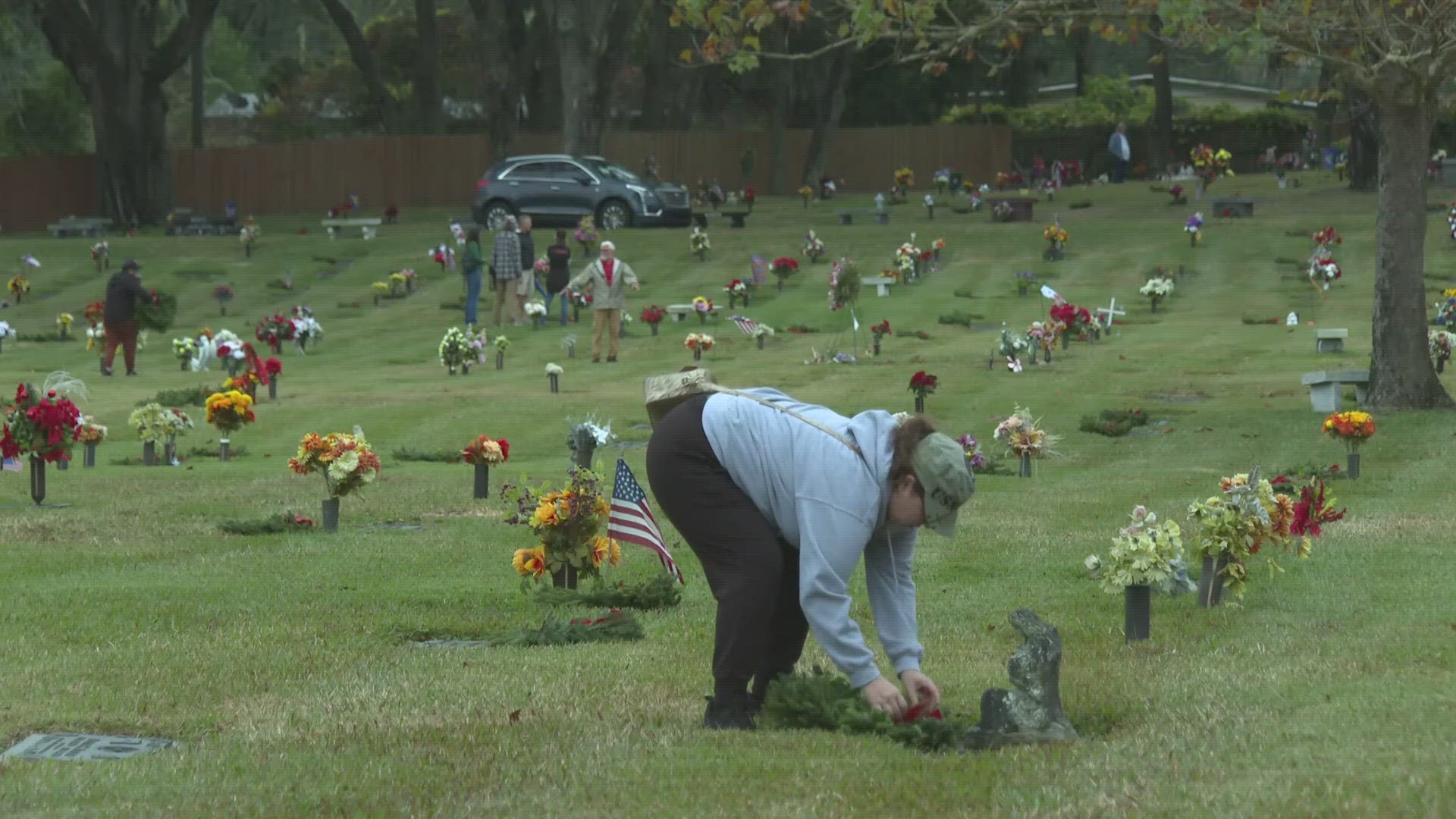 Dekoda Ek has served in the Coast Guard for three years. He joined in honor of his mother, a teacher buried at the Jacksonville Memory Gardens.