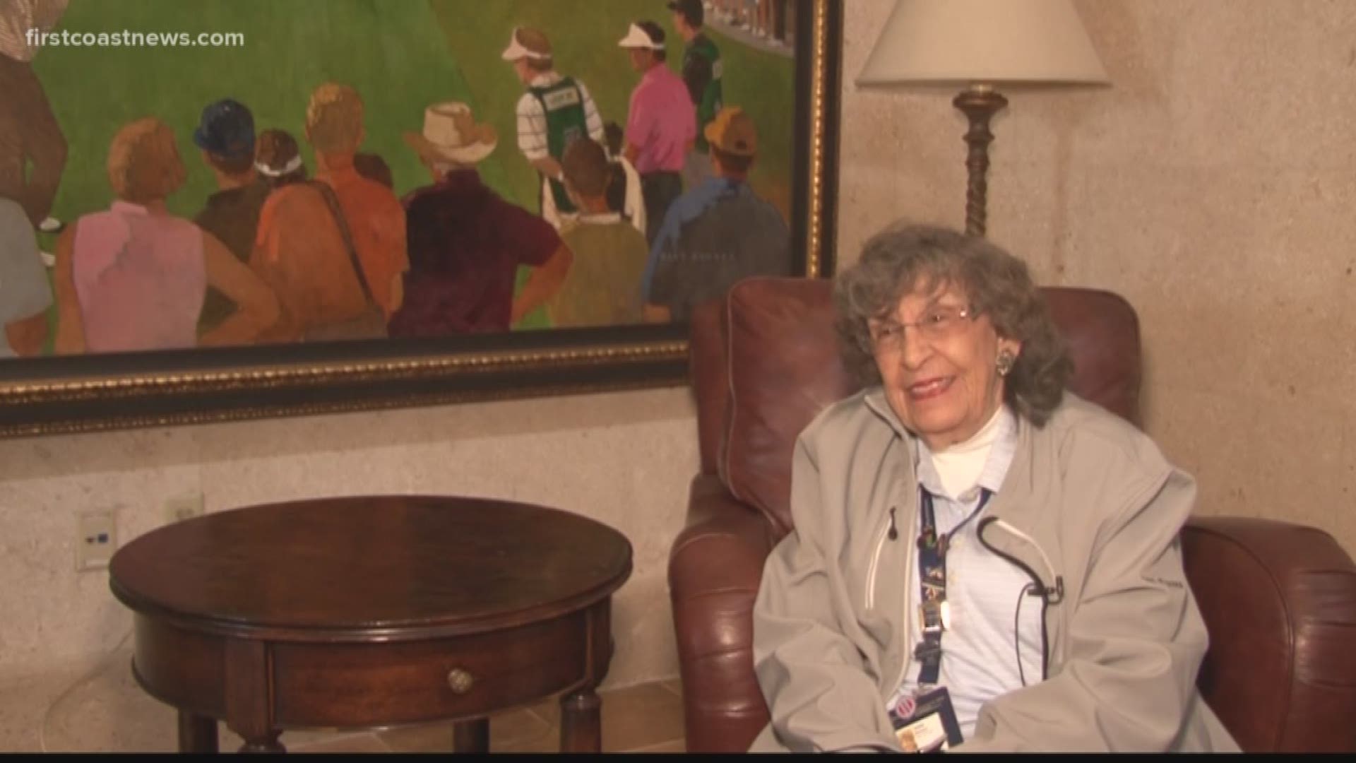 91-year old Stella Brown has been volunteering at The Players for 27 years -- and as she tells Mia O'Brien, it's been an "unFOREgettable" experience.